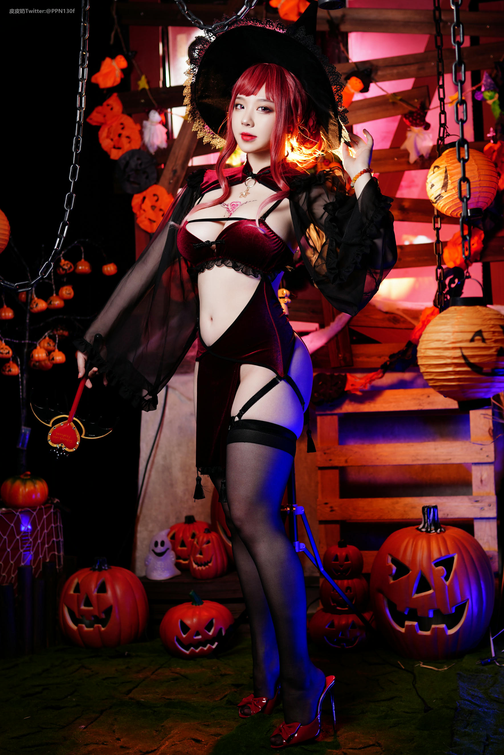 皮皮奶可可爱了啦 NO.038 万圣节女巫 [48P-507MB]-万圣节女巫_第1集