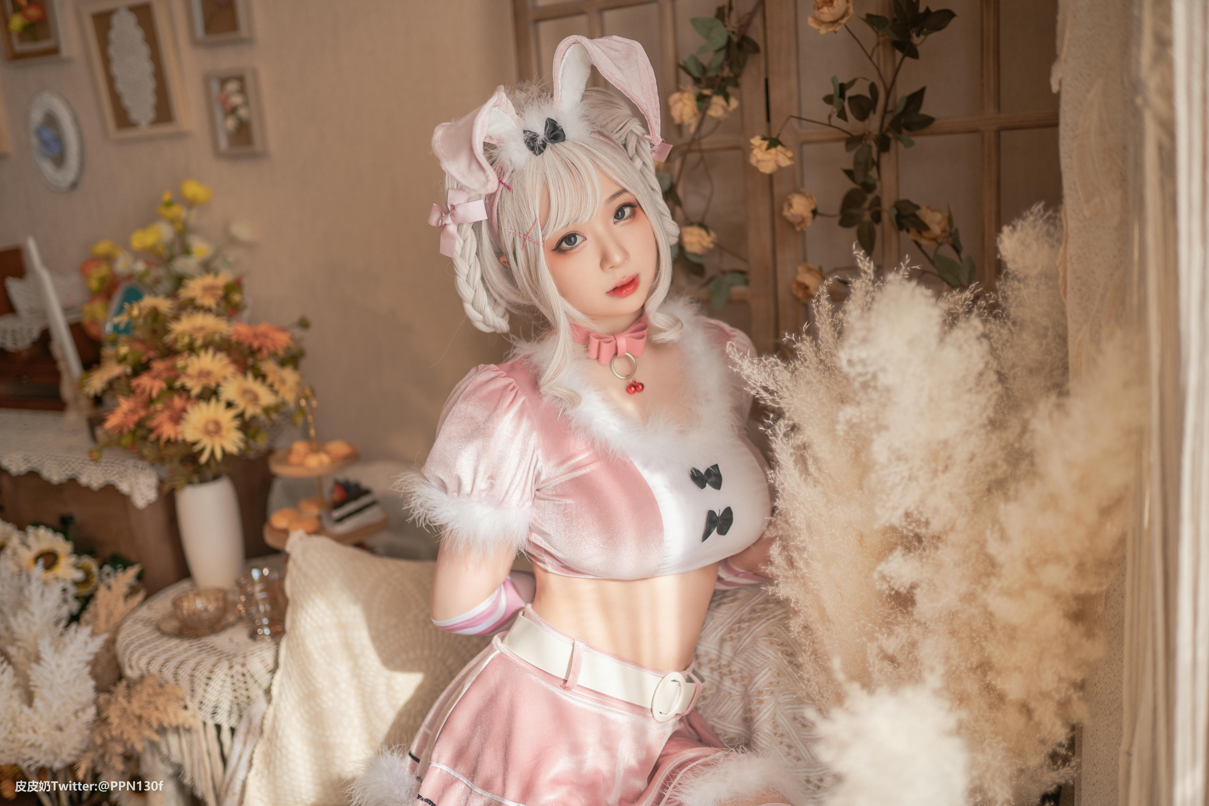 皮皮奶可可爱了啦 NO.039 粉色兔兔 [71P-1.65GB]_第2集