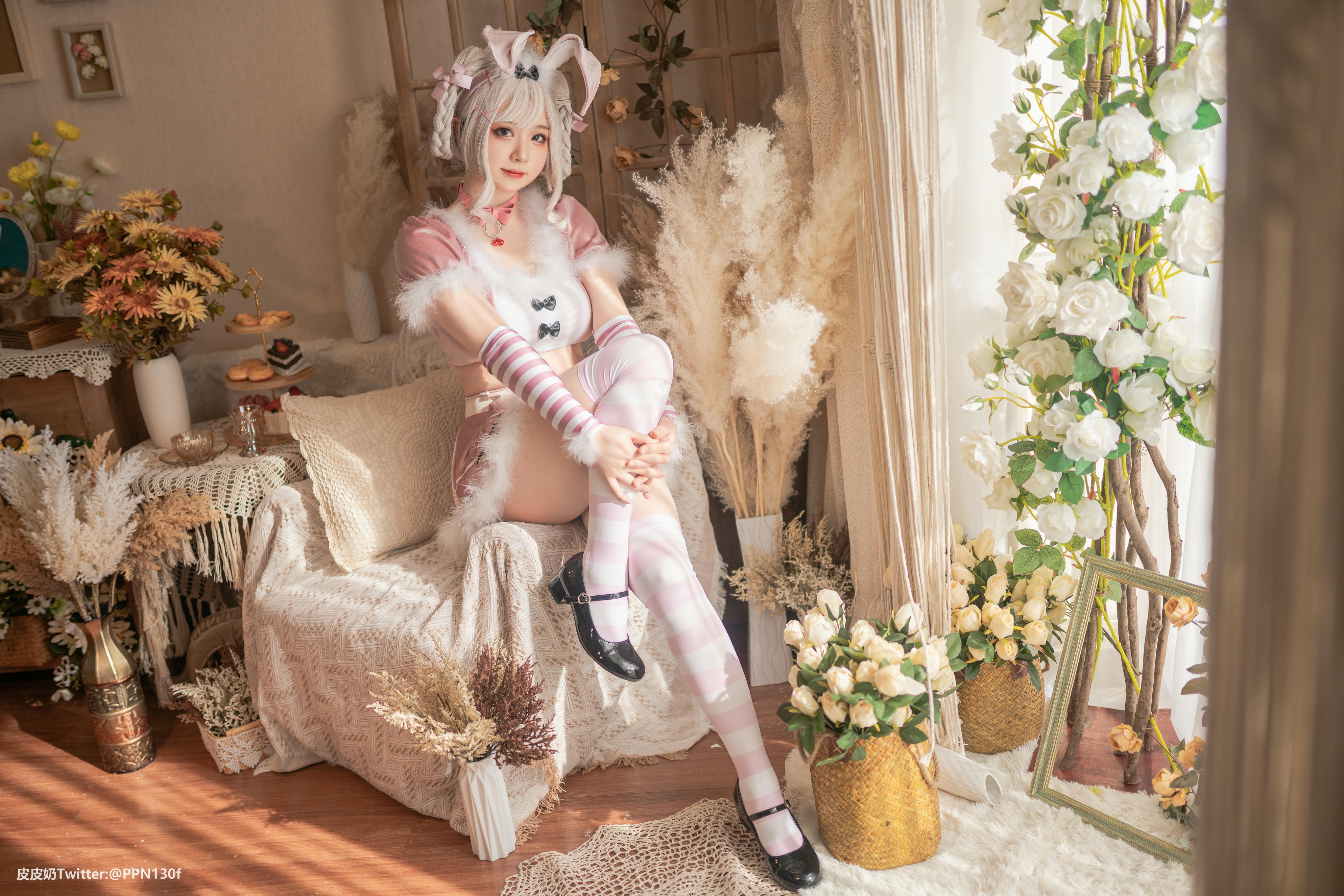 皮皮奶可可爱了啦 NO.039 粉色兔兔 [71P-1.65GB]_第2集