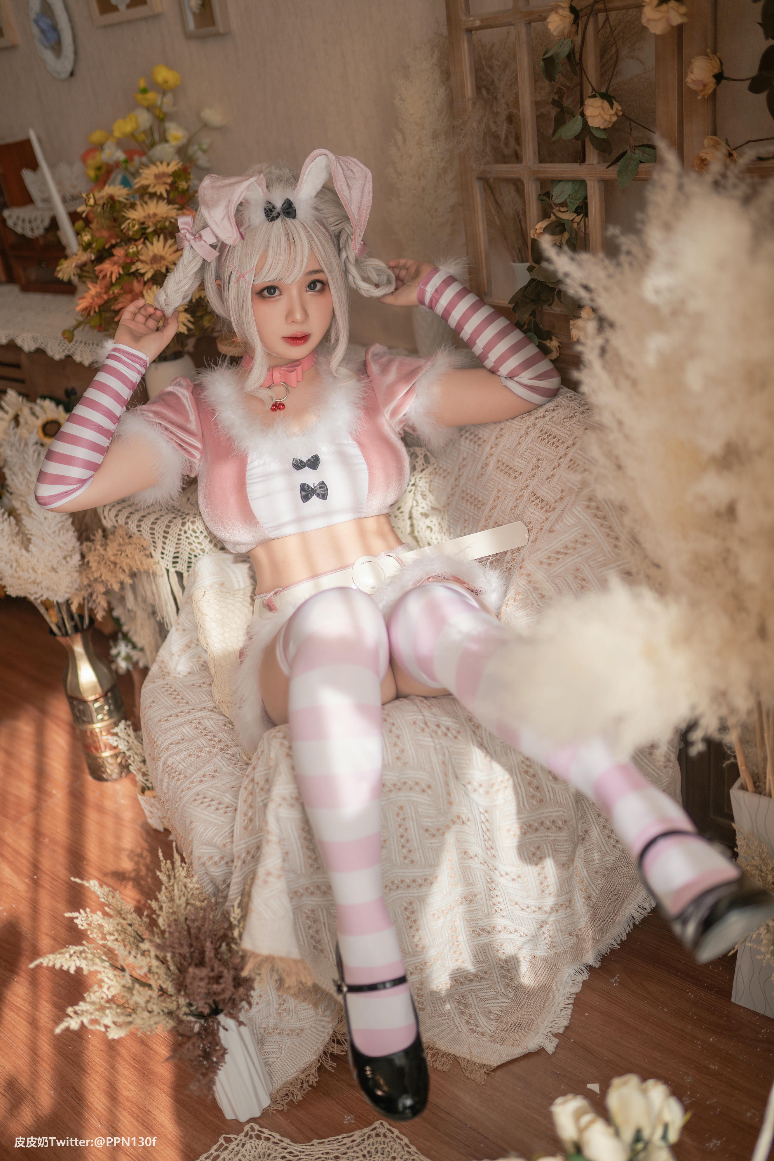 皮皮奶可可爱了啦 NO.039 粉色兔兔 [71P-1.65GB]_第2集