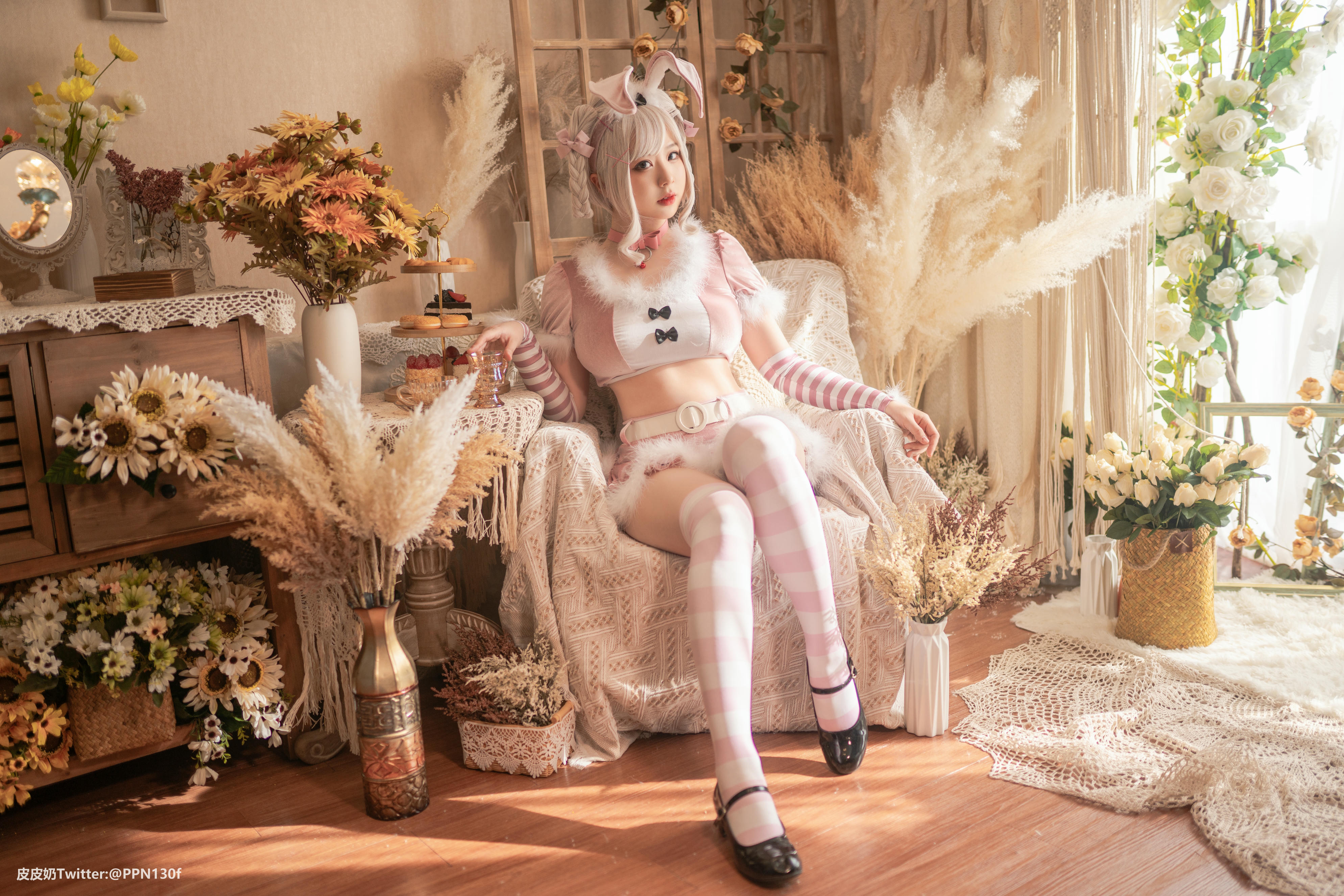 皮皮奶可可爱了啦 NO.039 粉色兔兔 [71P-1.65GB]_第2集