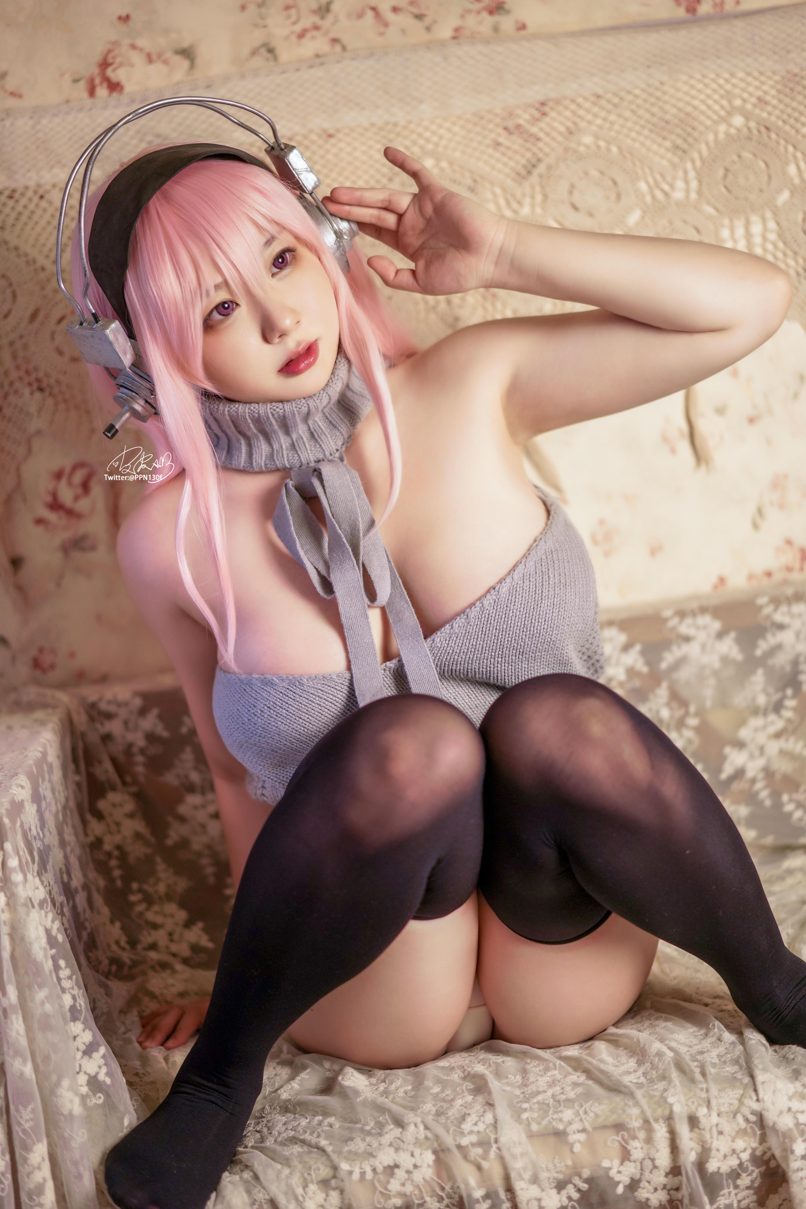 皮皮奶可可爱了啦 NO.050 超级索尼子 露背毛衣[25P-404MB]_第2集