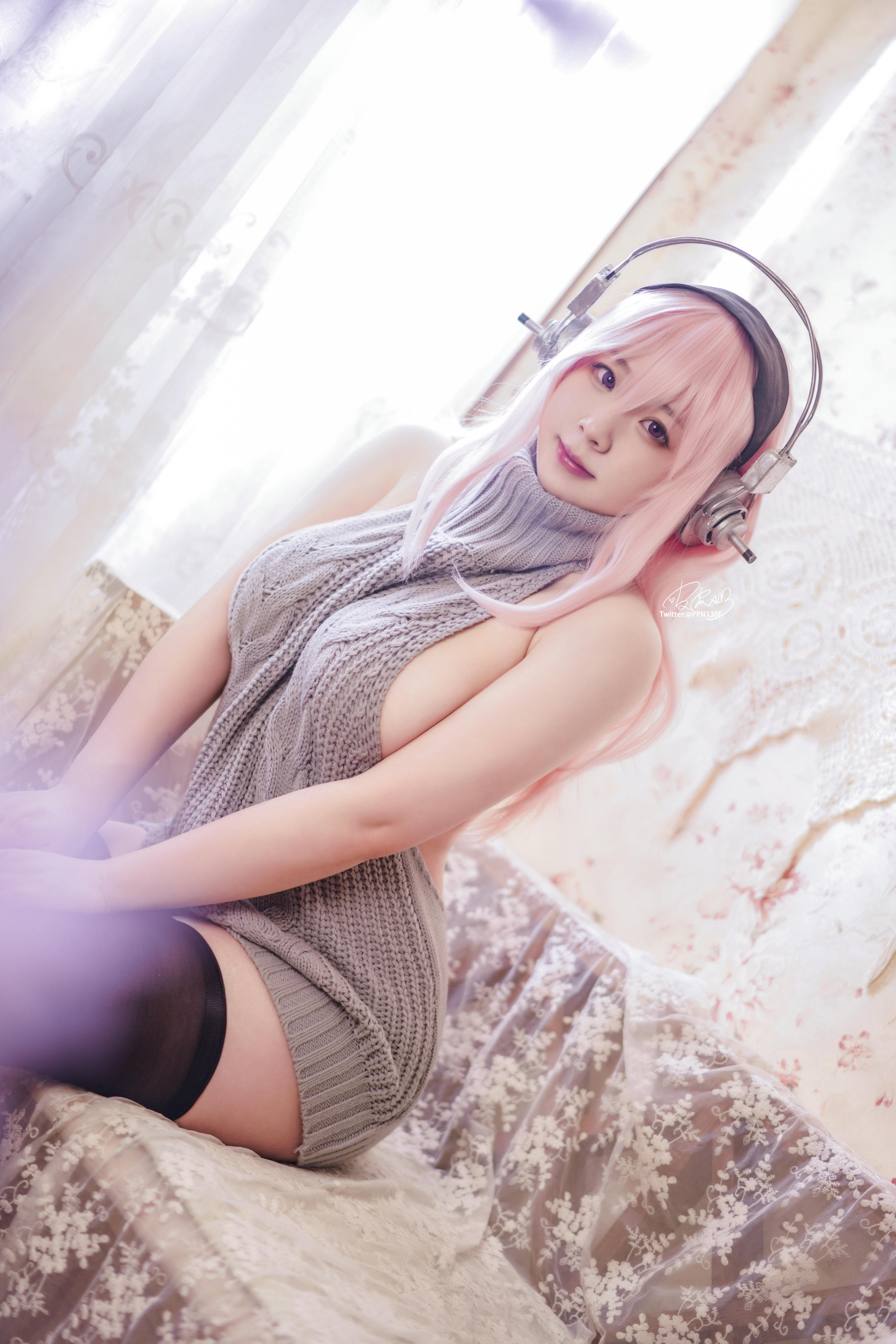 皮皮奶可可爱了啦 NO.050 超级索尼子 露背毛衣[25P-404MB]_第1集