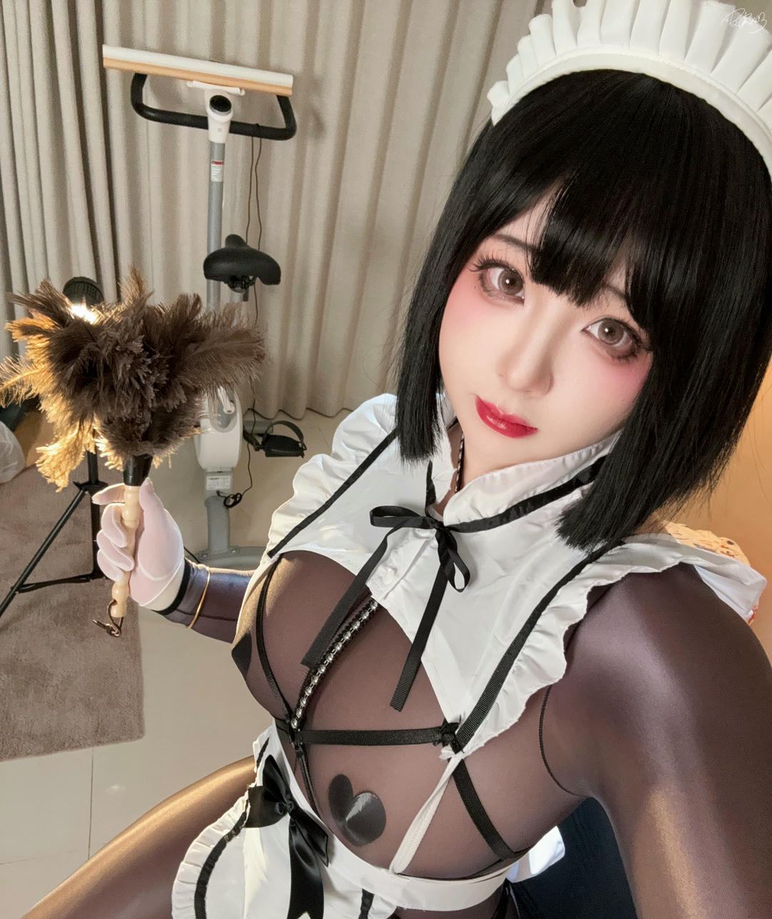 皮皮奶可可爱了啦 NO.051 女仆自摄[60P 470.3M]_第3集