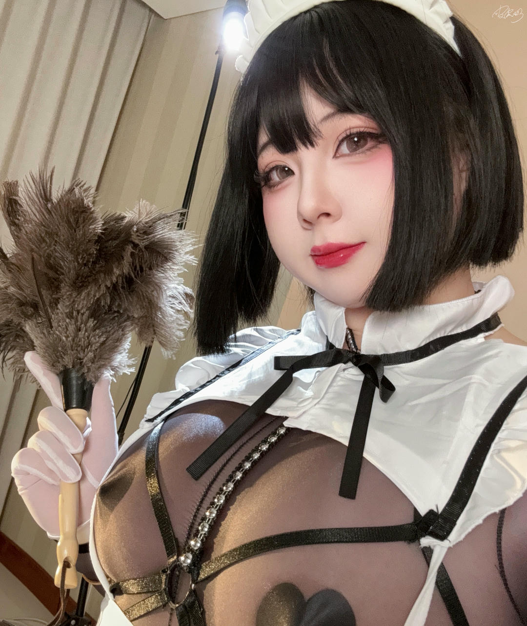 皮皮奶可可爱了啦 NO.051 女仆自摄[60P 470.3M]_第3集