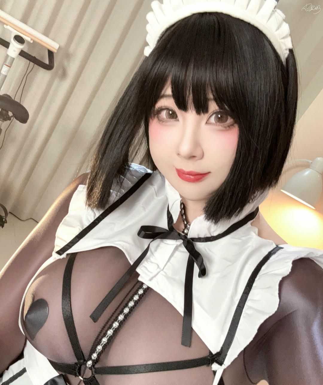 皮皮奶可可爱了啦 NO.051 女仆自摄[60P 470.3M]_第3集