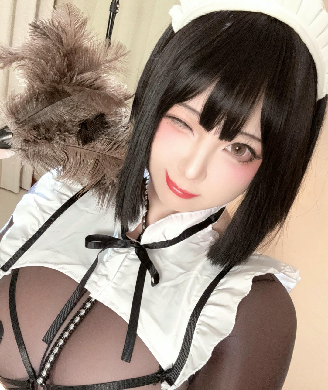 皮皮奶可可爱了啦 NO.051 女仆自摄[60P 470.3M]_第3集