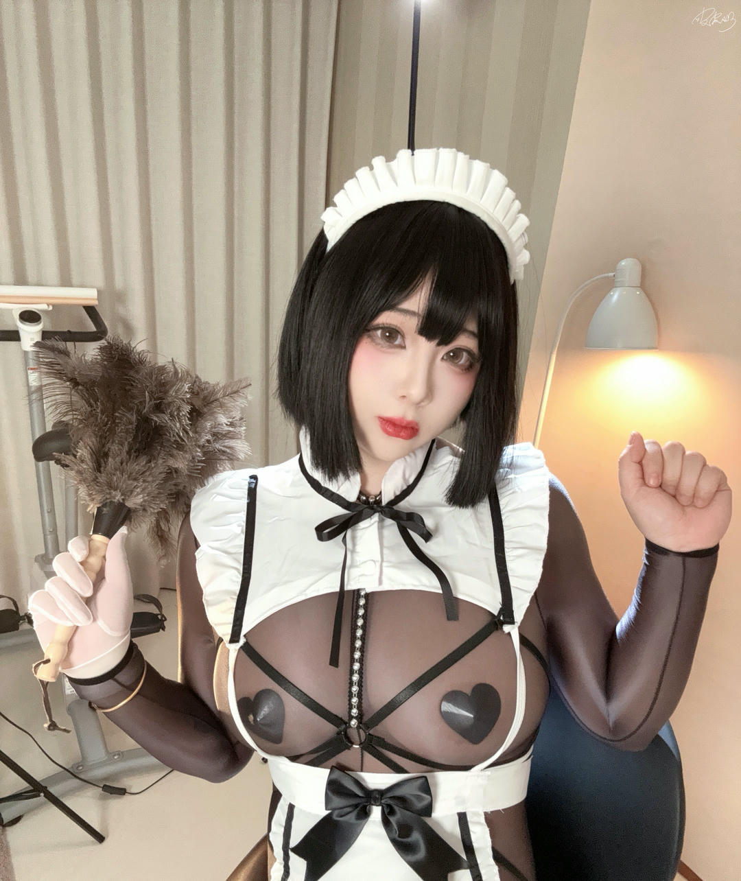 皮皮奶可可爱了啦 NO.051 女仆自摄[60P 470.3M]_第3集