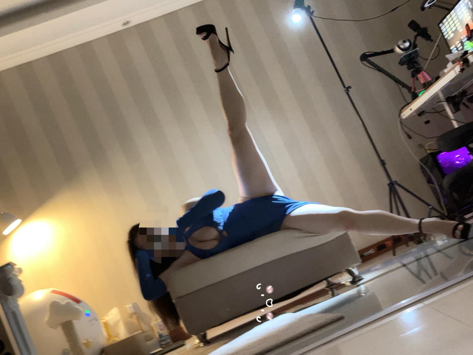 皮皮奶可可爱了啦 NO.058 蓝色旗袍[17P 1V 58.4M]_第1集