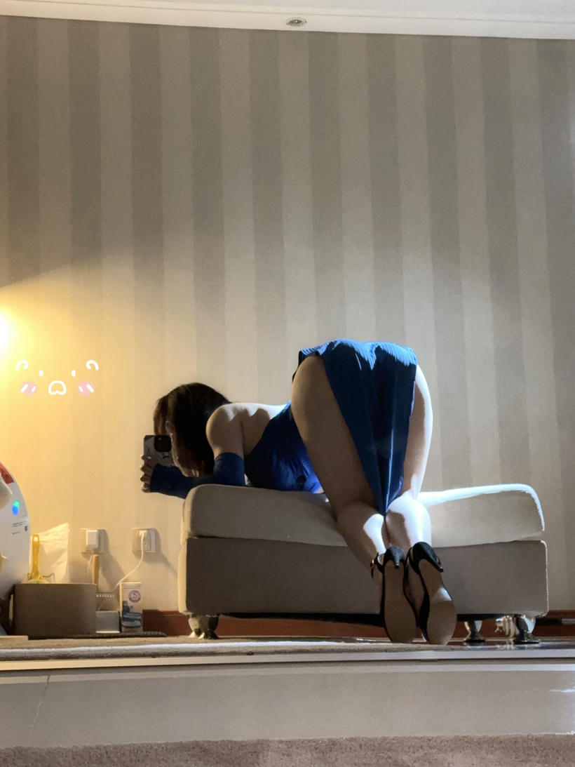 皮皮奶可可爱了啦 NO.058 蓝色旗袍[17P 1V 58.4M]_第1集