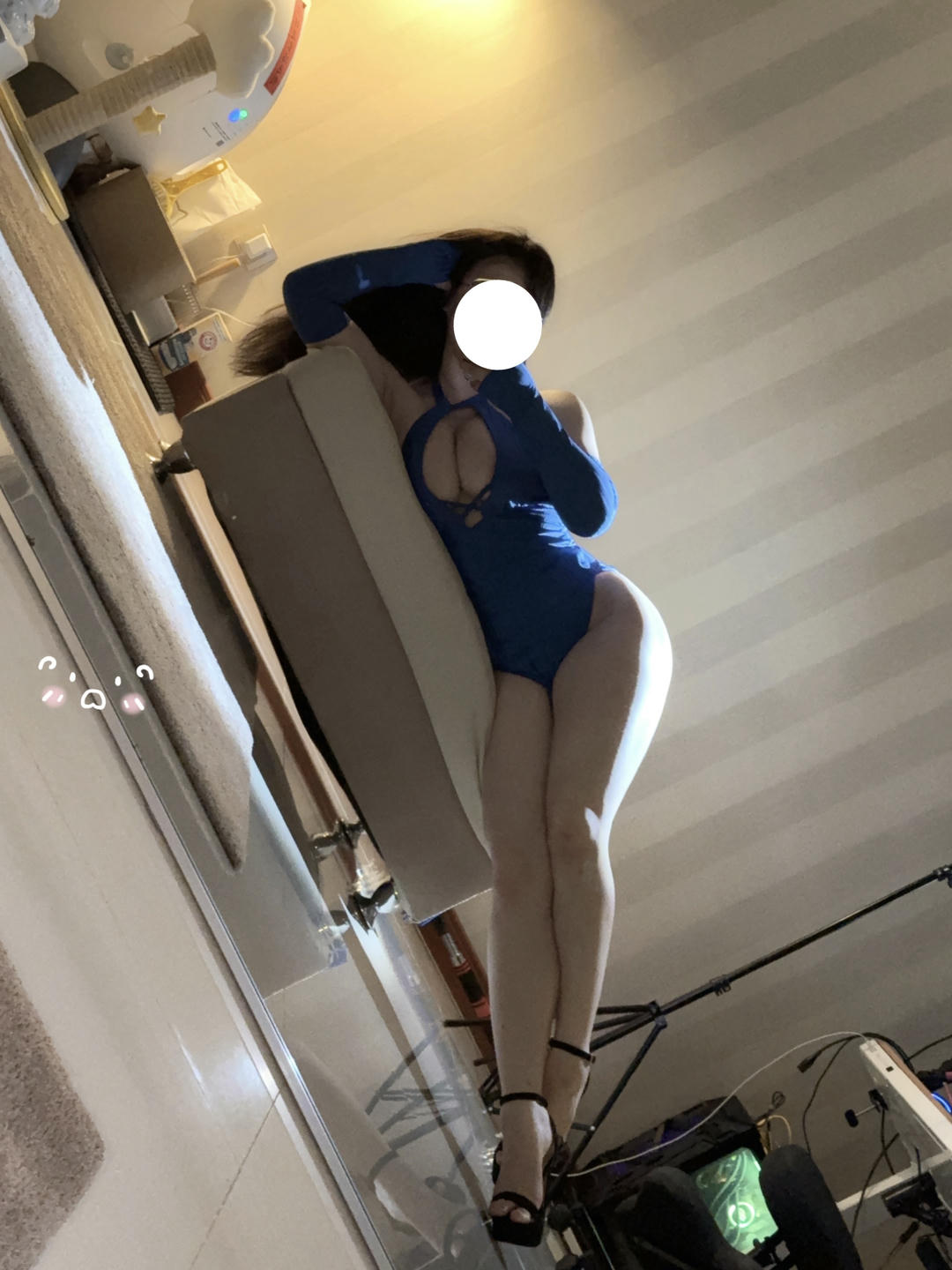 皮皮奶可可爱了啦 NO.058 蓝色旗袍[17P 1V 58.4M]_第1集