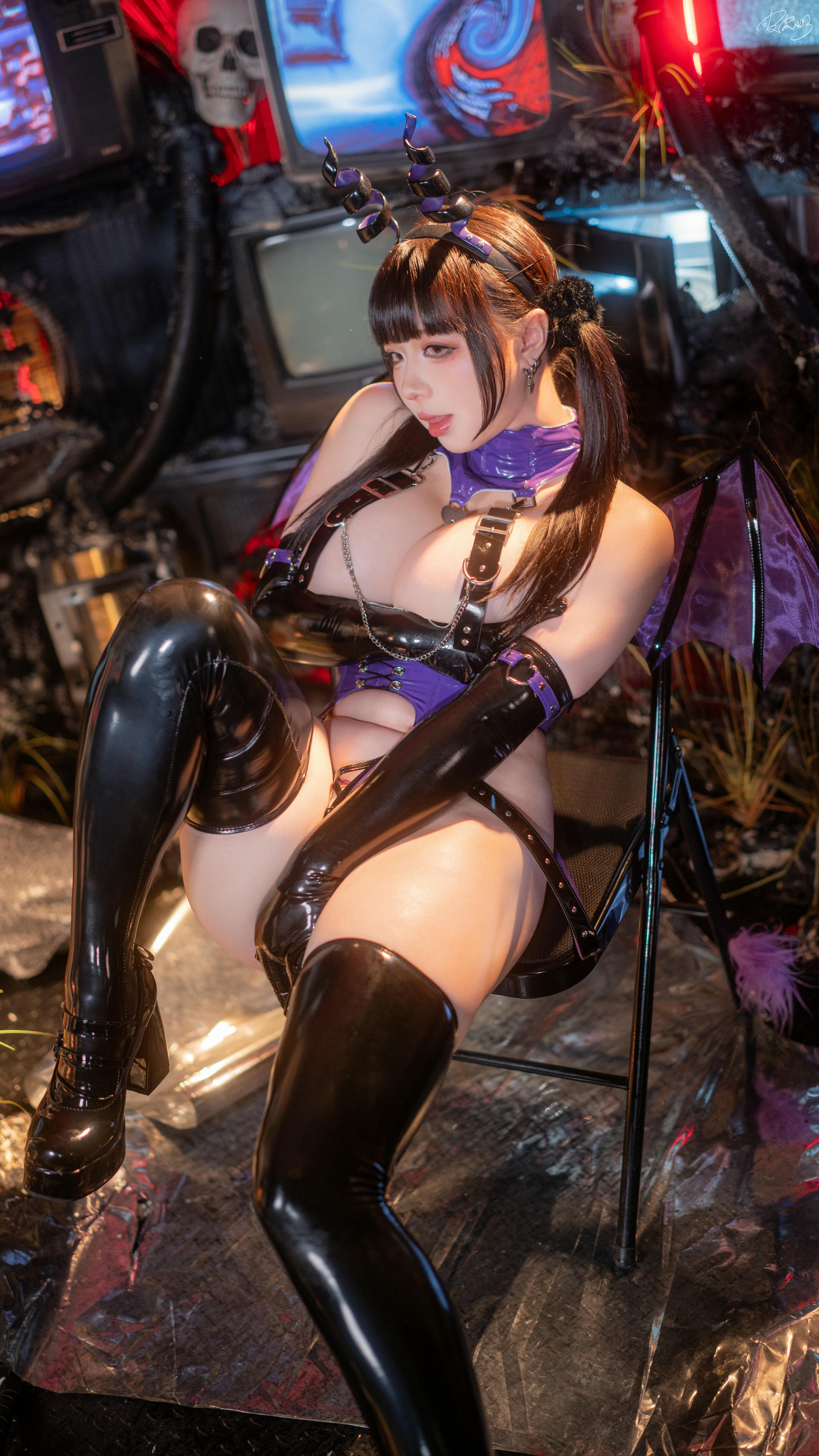 皮皮奶可可爱了啦 NO.059 赛博魅魔[100P-1V-1.37G]_第3集