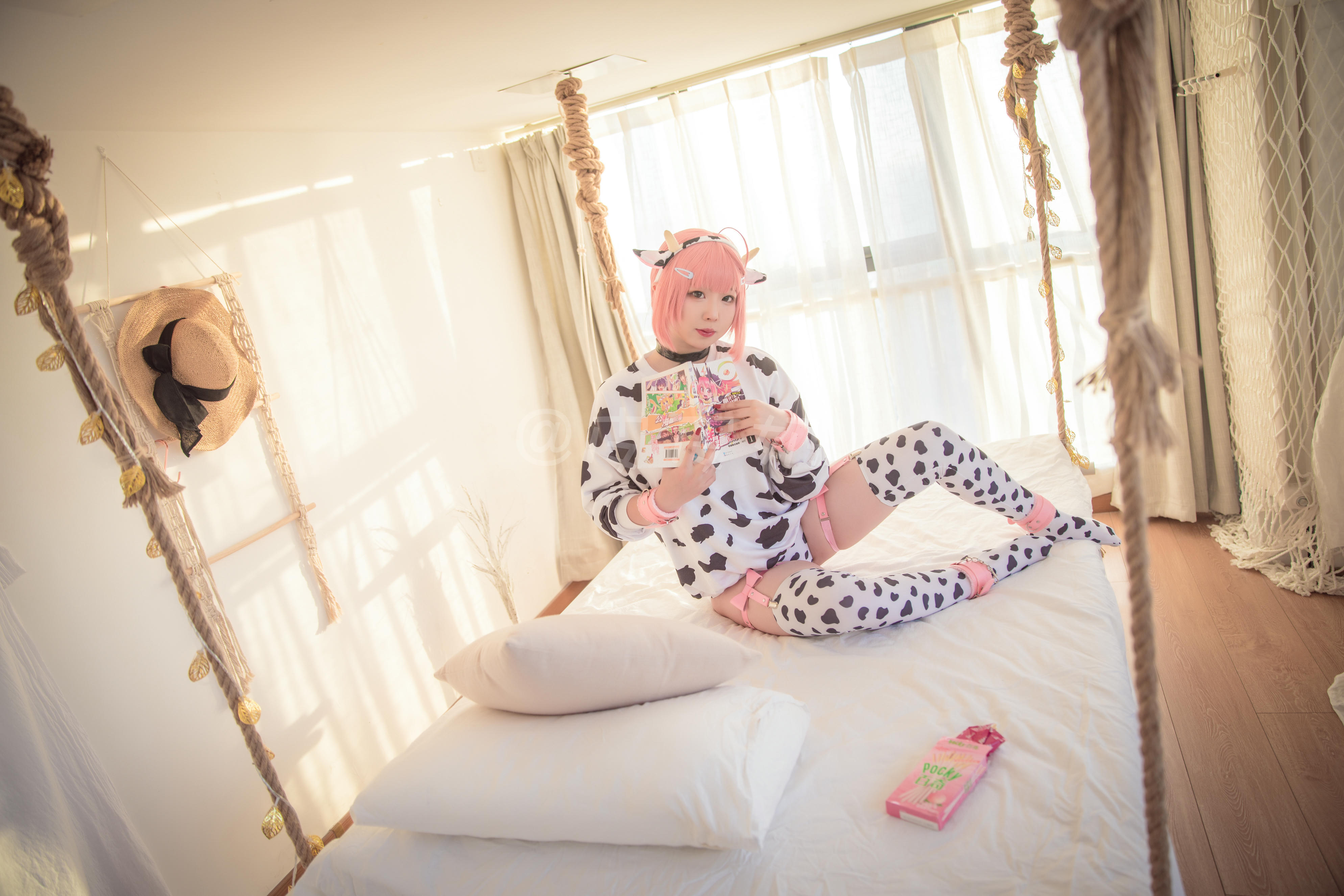 皮皮奶可可爱了啦 NO.009 奶牛套装 [90P-1.29GB]-1、奶牛套装_第1集