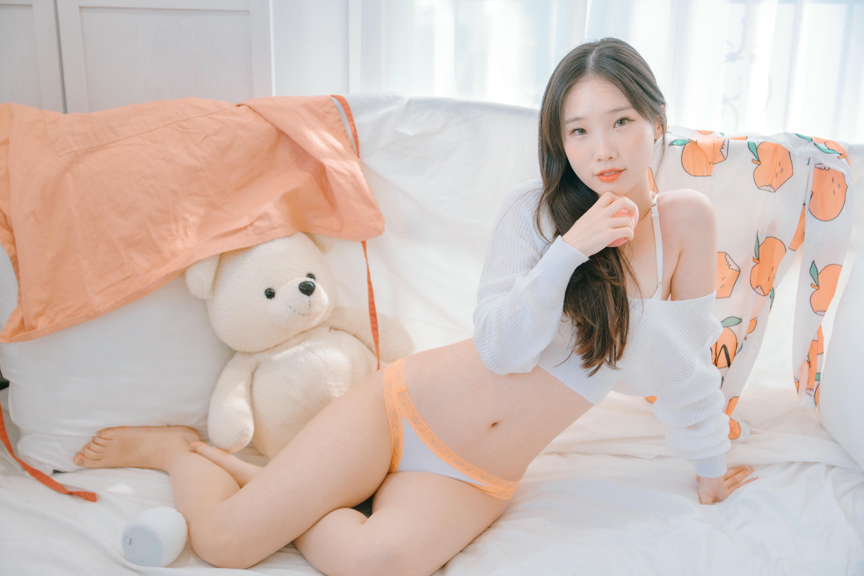 韩国清纯美女-Pureding (퓨딩) NO.002 Peach [50P2V-1.65GB]_第2集