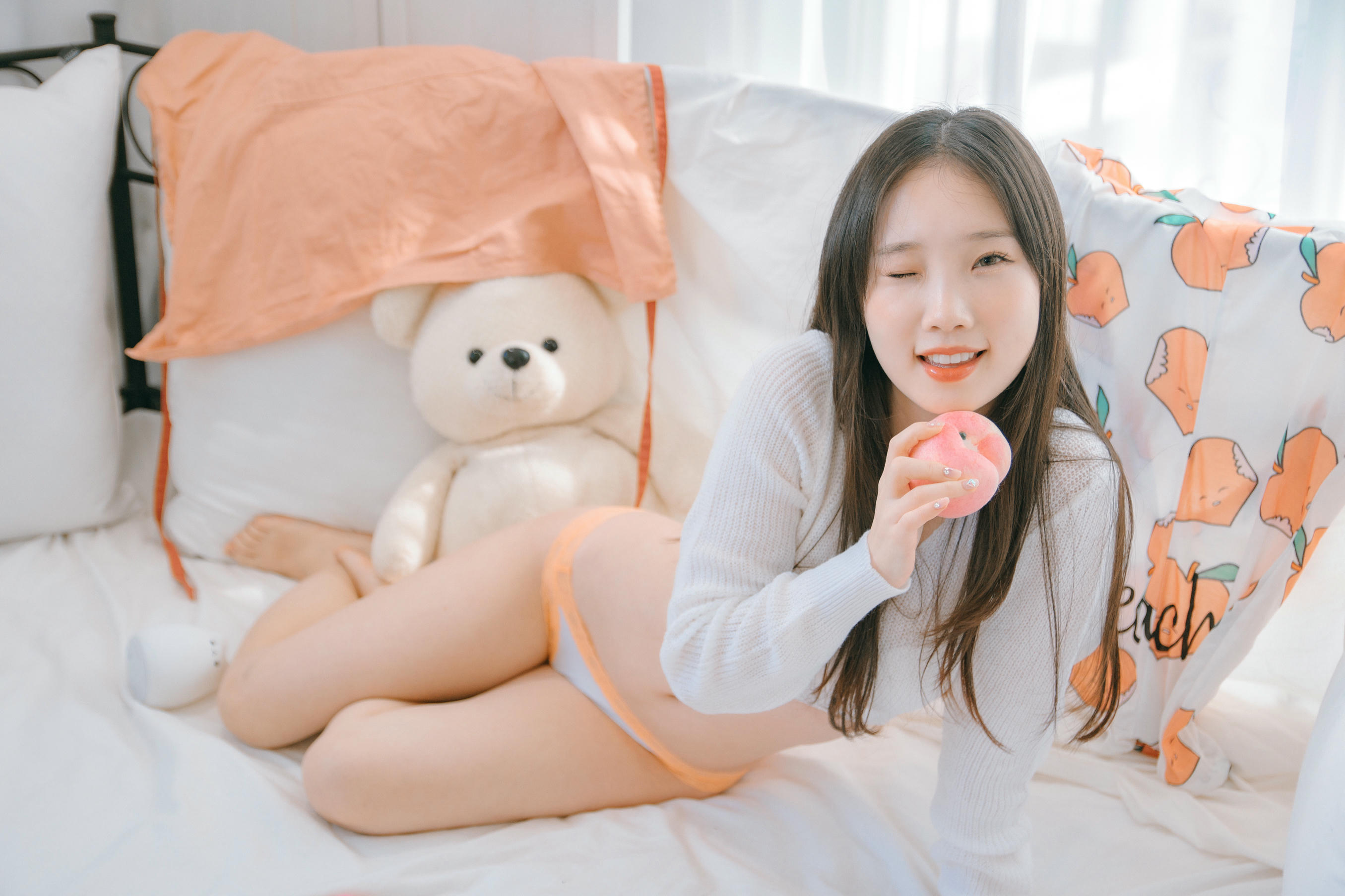 韩国清纯美女-Pureding (퓨딩) NO.002 Peach [50P2V-1.65GB]_第2集