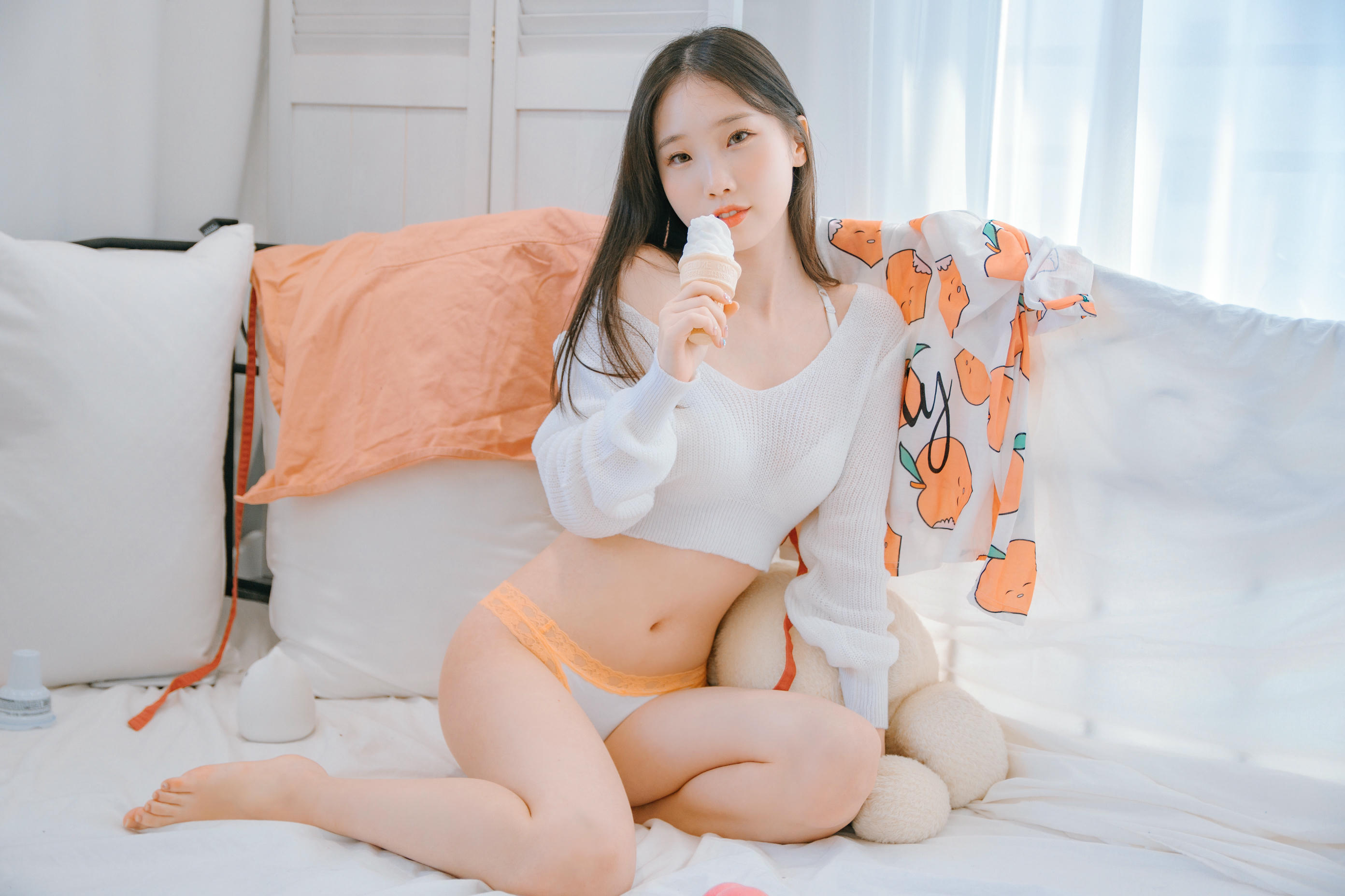 韩国清纯美女-Pureding (퓨딩) NO.002 Peach [50P2V-1.65GB]_第2集