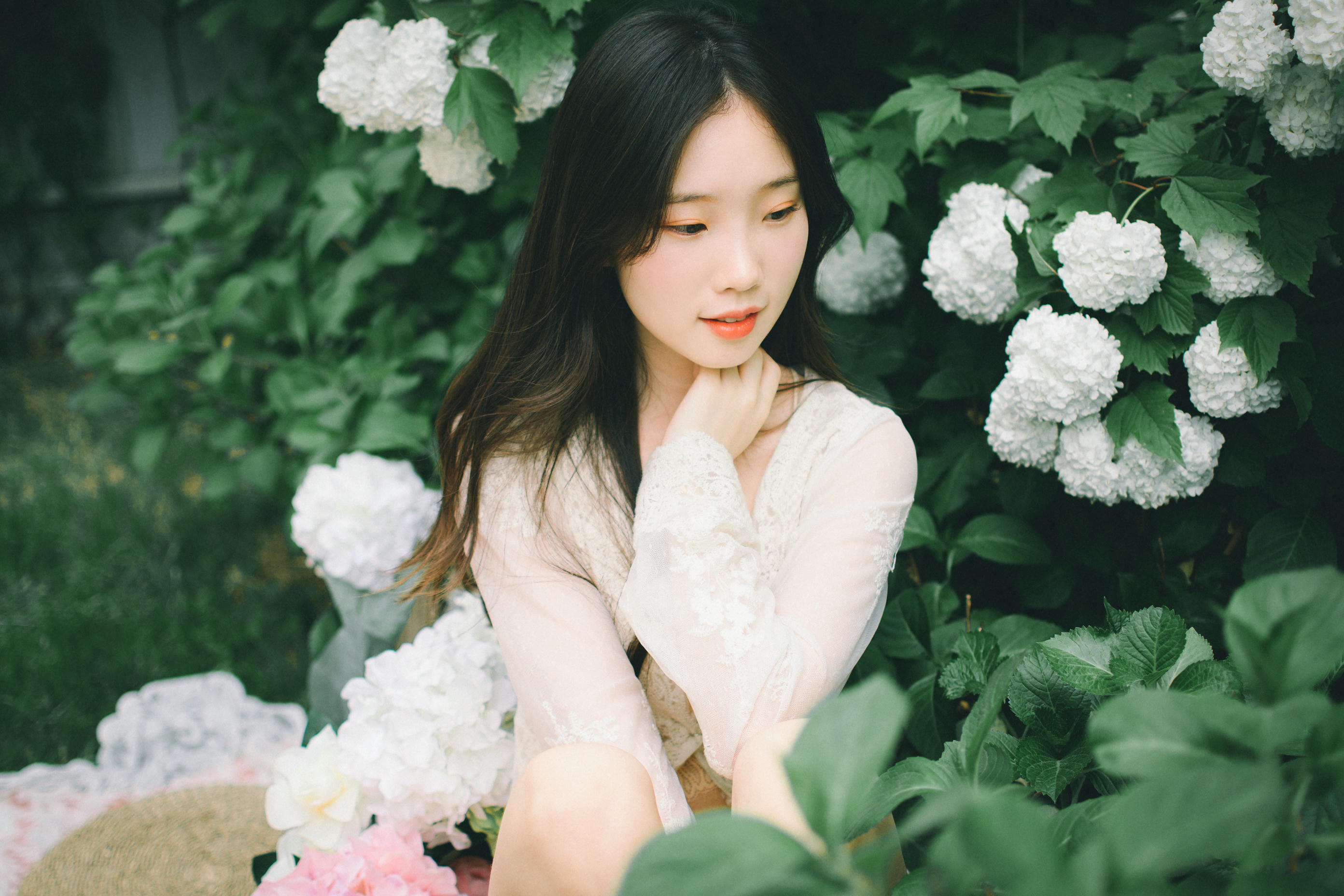 韩国清纯美女-Pureding (퓨딩) NO.007 Flower Shower [42P+1V／856MB]_第1集