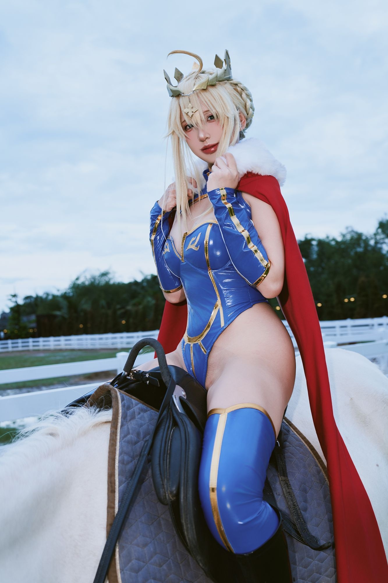越南美女coser puypuychan - NO.007 プィプィ (Puypuychan) cosplay Artoria Lancer FateGrand Order [180P22V 496MB]-Pic_第1集