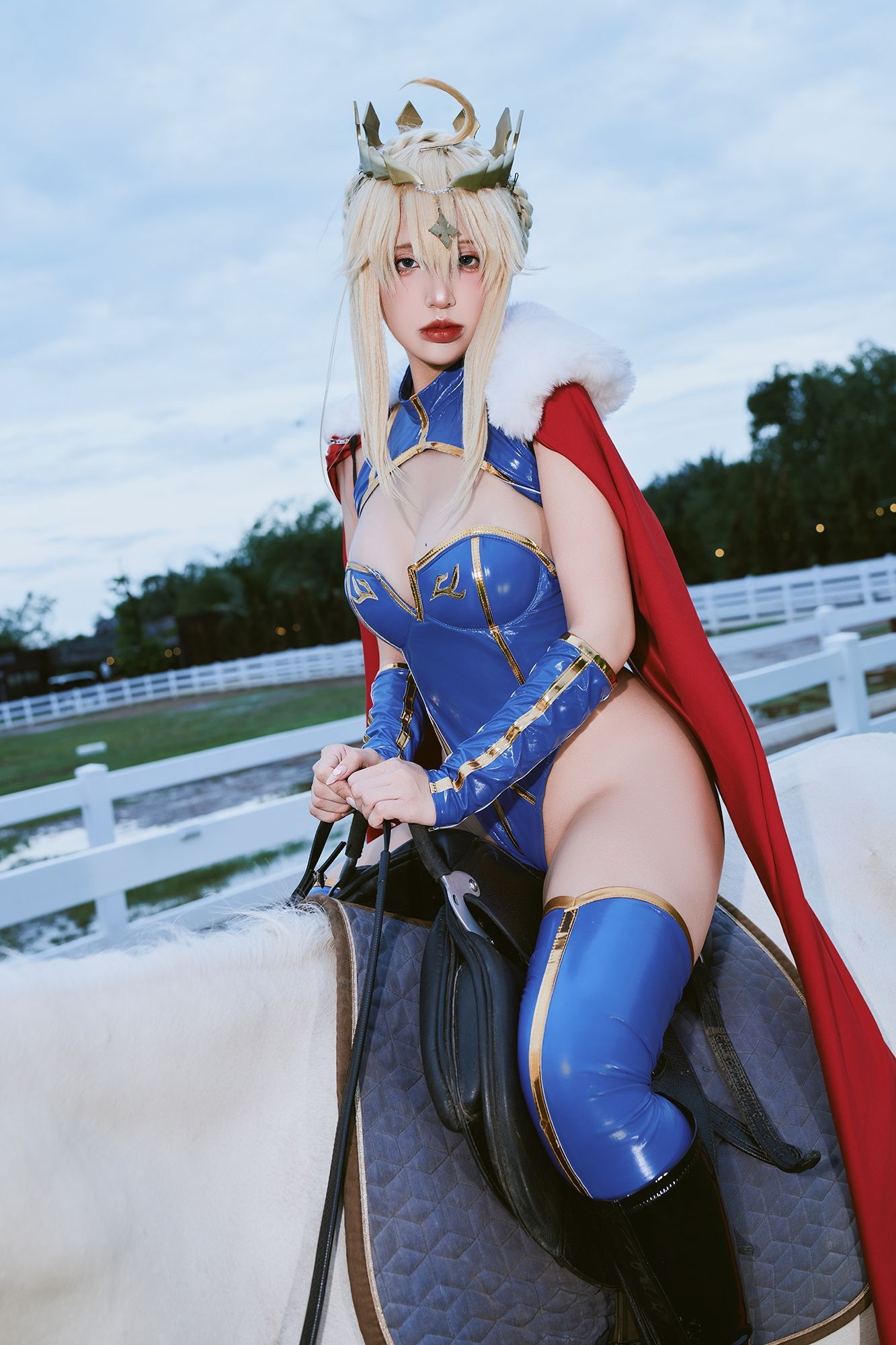 越南美女coser puypuychan - NO.007 プィプィ (Puypuychan) cosplay Artoria Lancer FateGrand Order [180P22V 496MB]-Pic_第1集