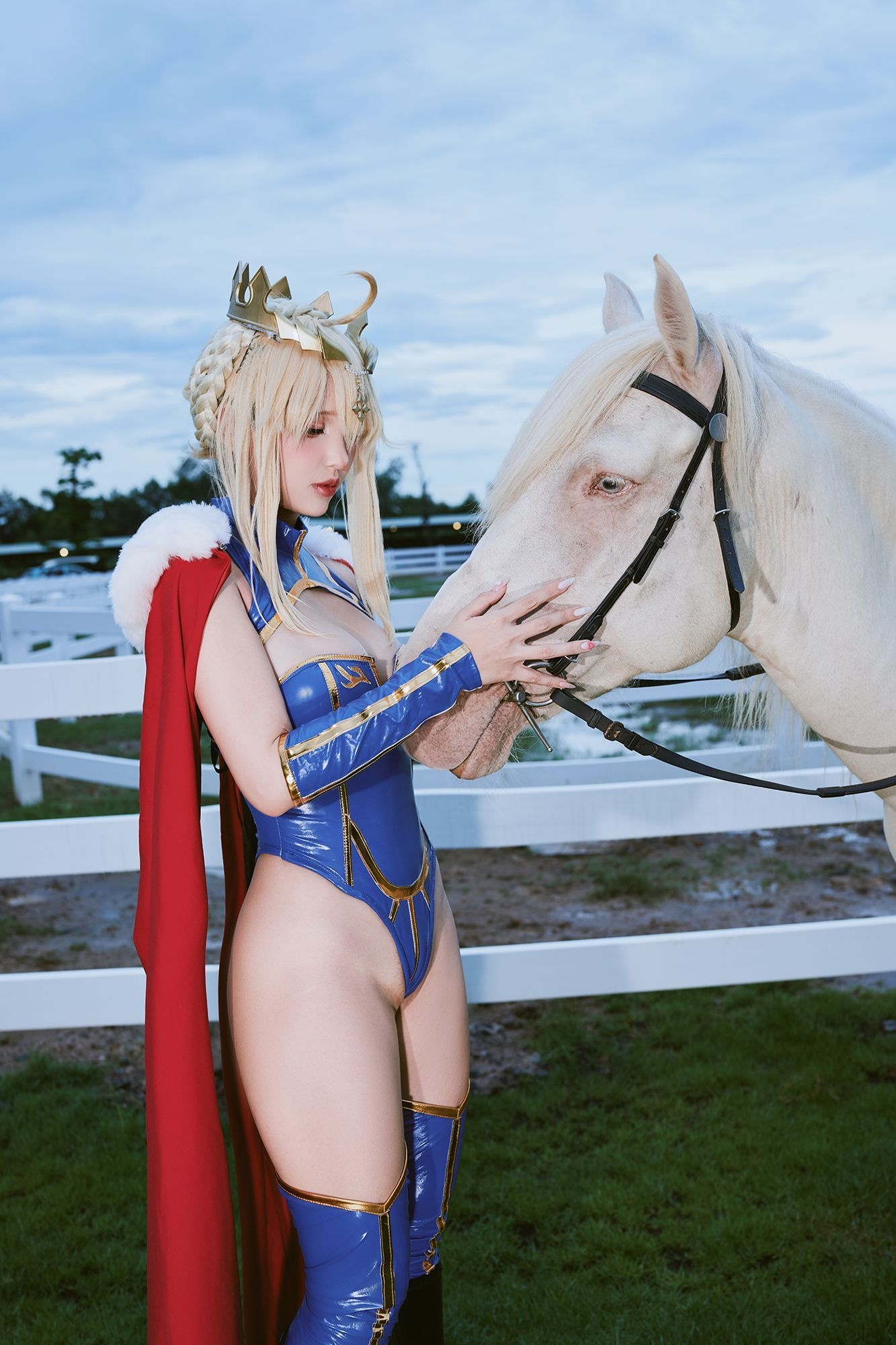 越南美女coser puypuychan - NO.007 プィプィ (Puypuychan) cosplay Artoria Lancer FateGrand Order [180P22V 496MB]-Pic_第1集
