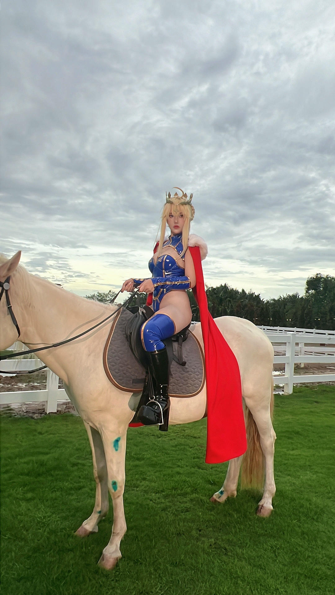 越南美女coser puypuychan - NO.007 プィプィ (Puypuychan) cosplay Artoria Lancer FateGrand Order [180P22V 496MB]-Pic_第8集