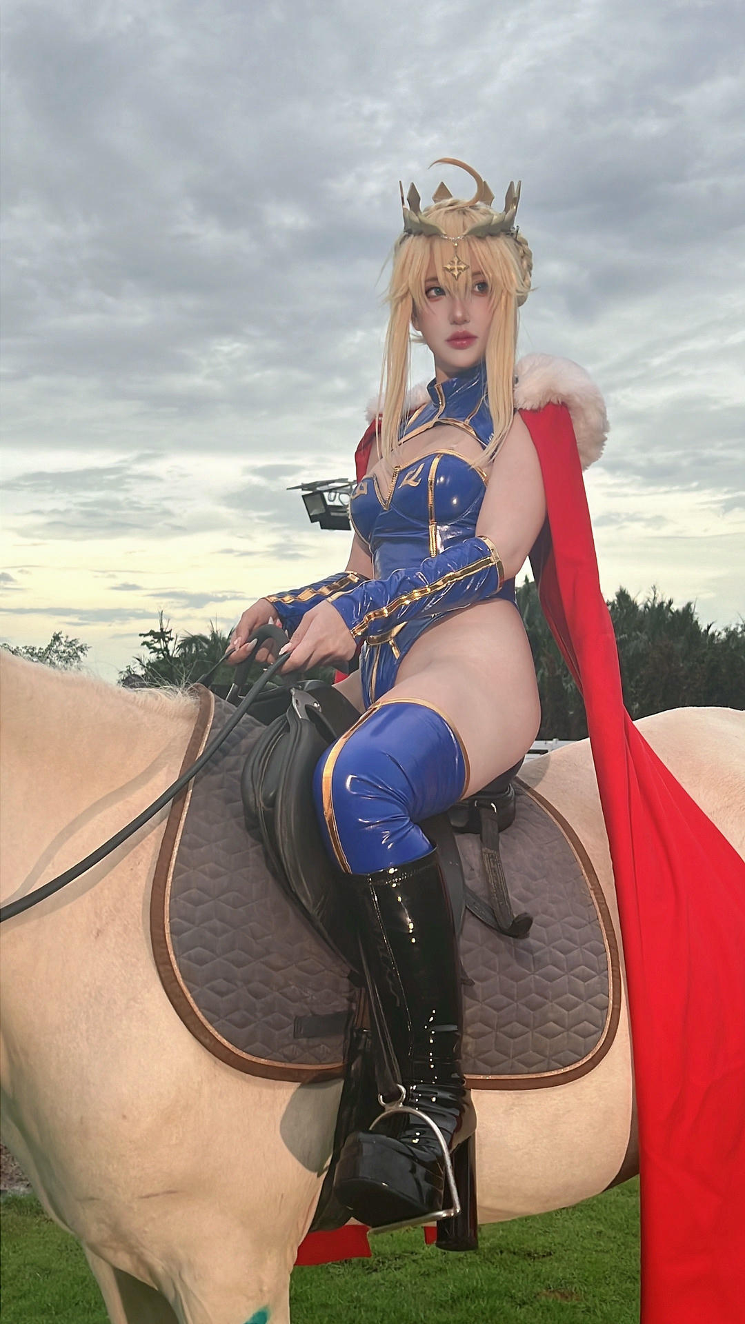 越南美女coser puypuychan - NO.007 プィプィ (Puypuychan) cosplay Artoria Lancer FateGrand Order [180P22V 496MB]-Pic_第8集