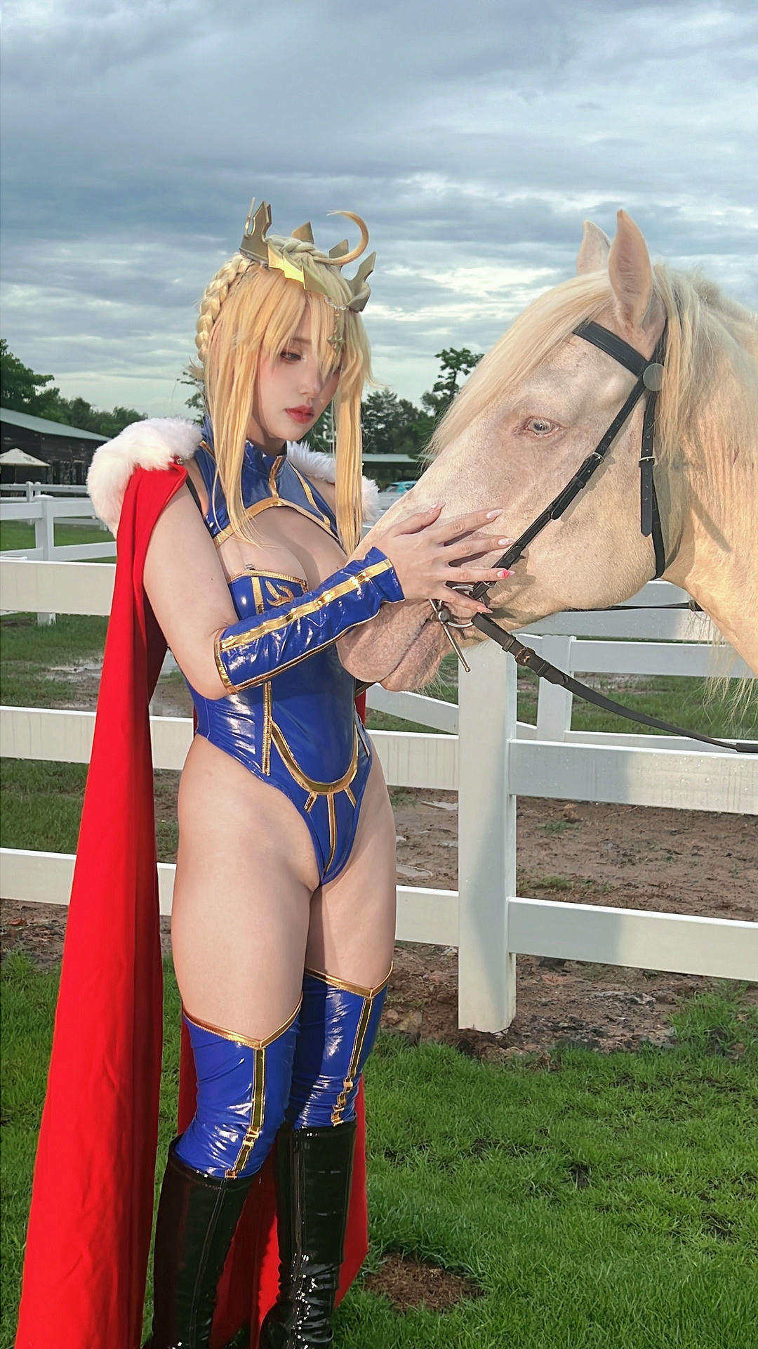 越南美女coser puypuychan - NO.007 プィプィ (Puypuychan) cosplay Artoria Lancer FateGrand Order [180P22V 496MB]-Pic_第8集