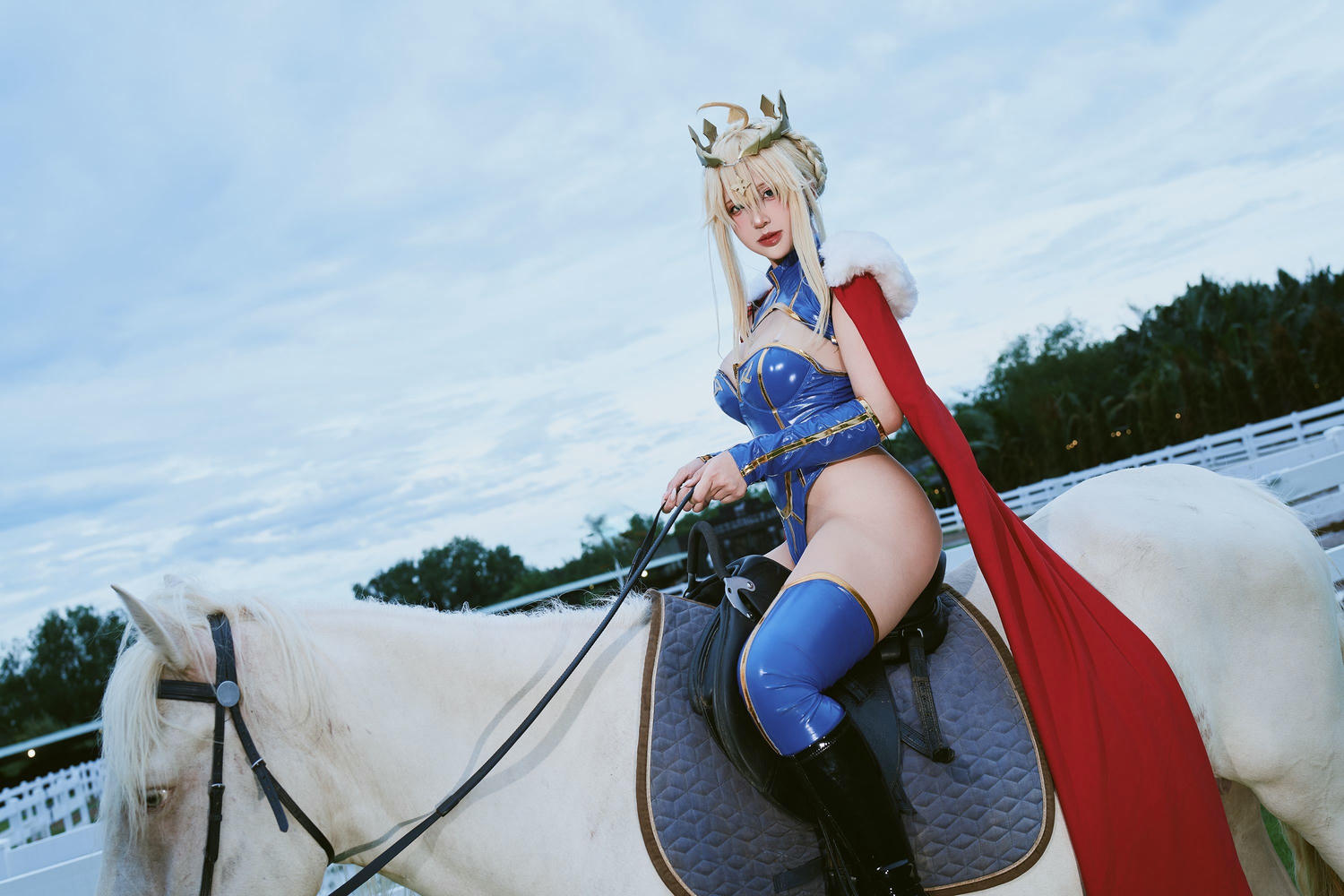 越南美女coser puypuychan - NO.007 プィプィ (Puypuychan) cosplay Artoria Lancer FateGrand Order [180P22V 496MB]-Pic_第1集