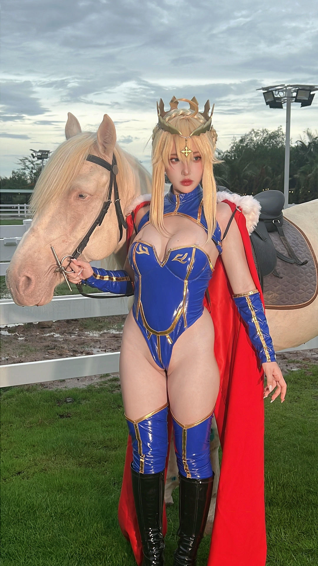 越南美女coser puypuychan - NO.007 プィプィ (Puypuychan) cosplay Artoria Lancer FateGrand Order [180P22V 496MB]-Pic_第9集