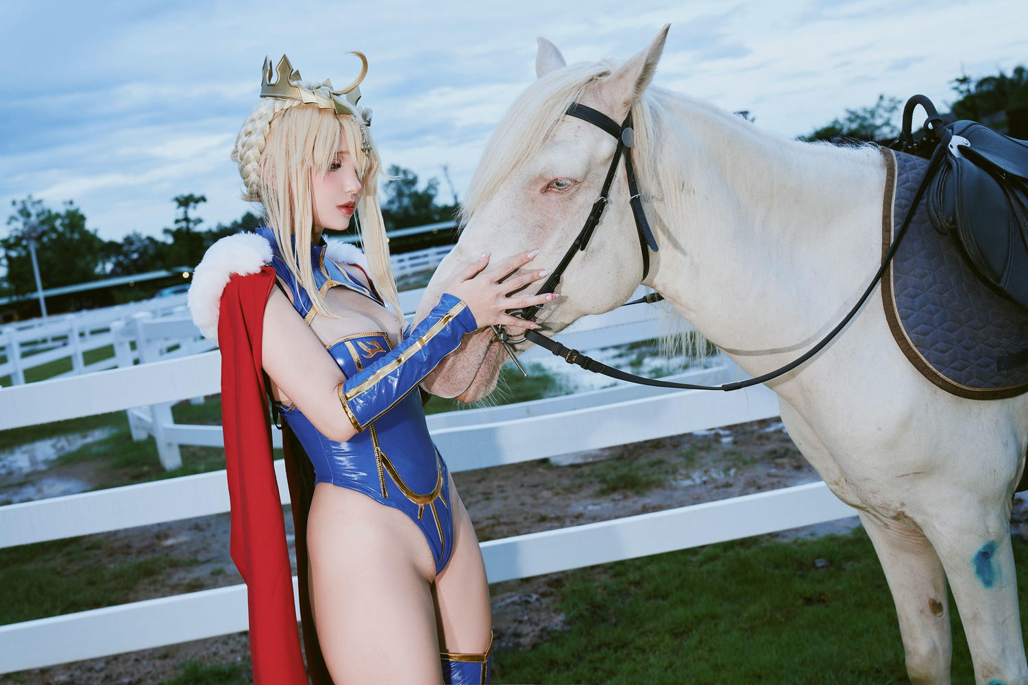 越南美女coser puypuychan - NO.007 プィプィ (Puypuychan) cosplay Artoria Lancer FateGrand Order [180P22V 496MB]-Pic_第1集