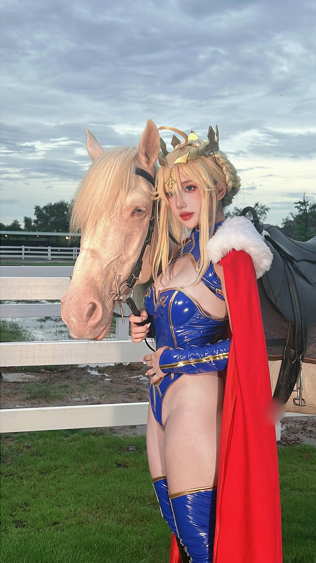 越南美女coser puypuychan - NO.007 プィプィ (Puypuychan) cosplay Artoria Lancer FateGrand Order [180P22V 496MB]-Pic_第1集