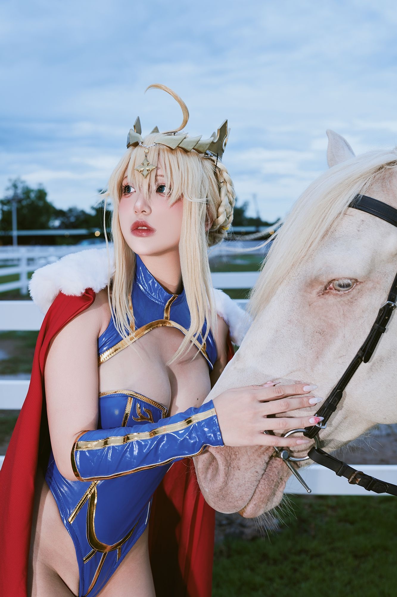 越南美女coser puypuychan - NO.007 プィプィ (Puypuychan) cosplay Artoria Lancer FateGrand Order [180P22V 496MB]-Pic_第1集