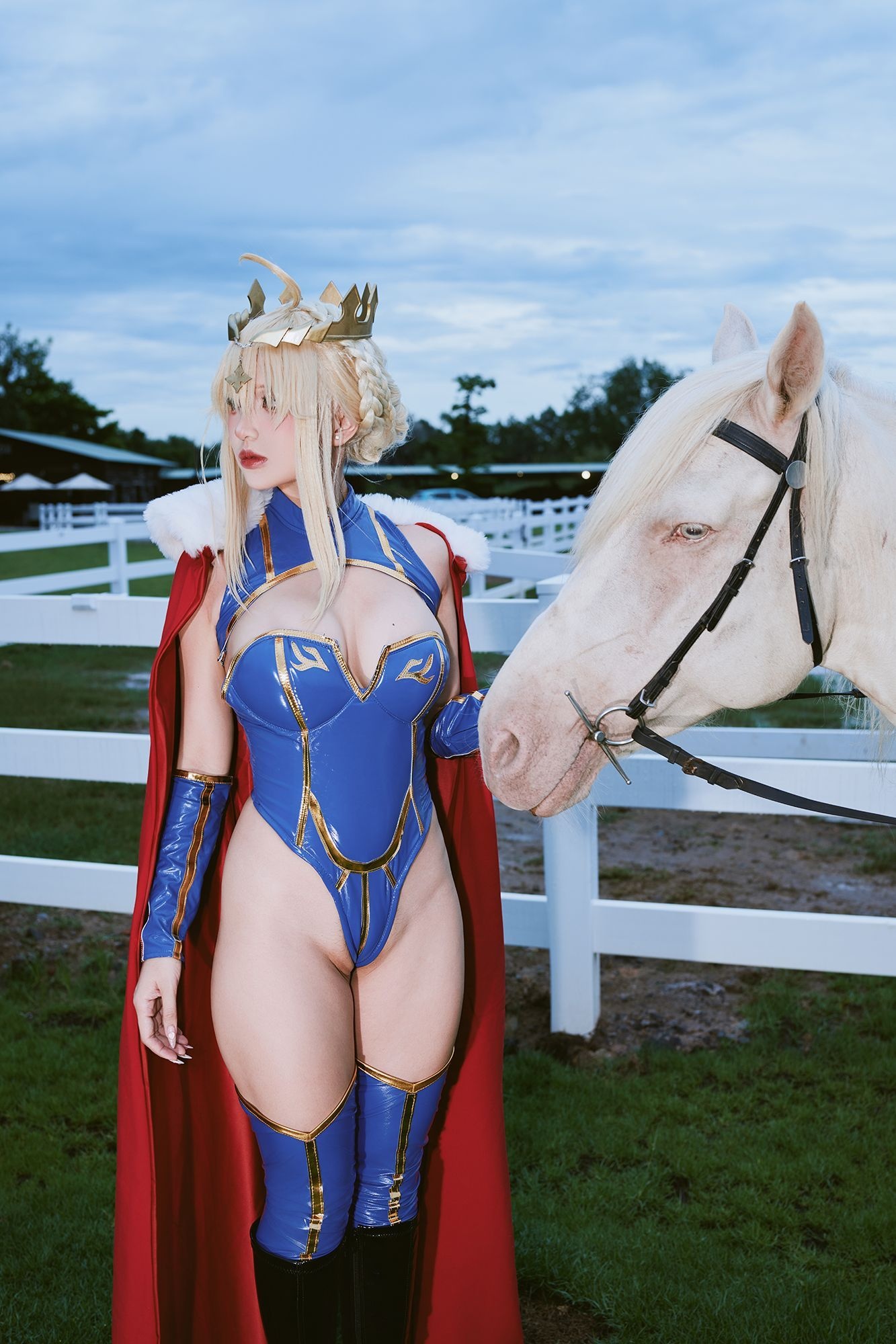 越南美女coser puypuychan - NO.007 プィプィ (Puypuychan) cosplay Artoria Lancer FateGrand Order [180P22V 496MB]-Pic_第2集