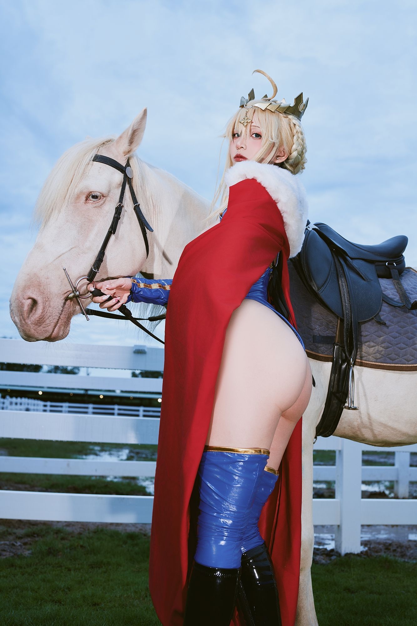 越南美女coser puypuychan - NO.007 プィプィ (Puypuychan) cosplay Artoria Lancer FateGrand Order [180P22V 496MB]-Pic_第2集