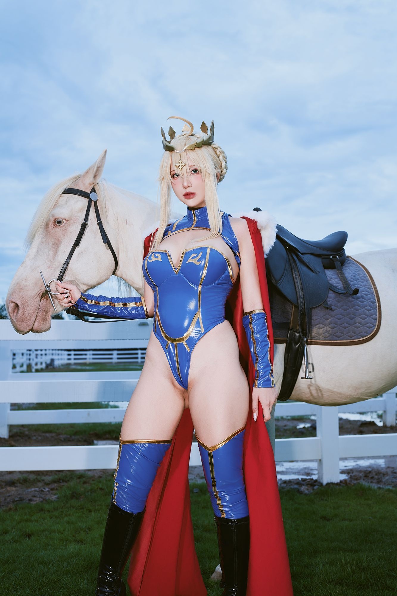 越南美女coser puypuychan - NO.007 プィプィ (Puypuychan) cosplay Artoria Lancer FateGrand Order [180P22V 496MB]-Pic_第2集