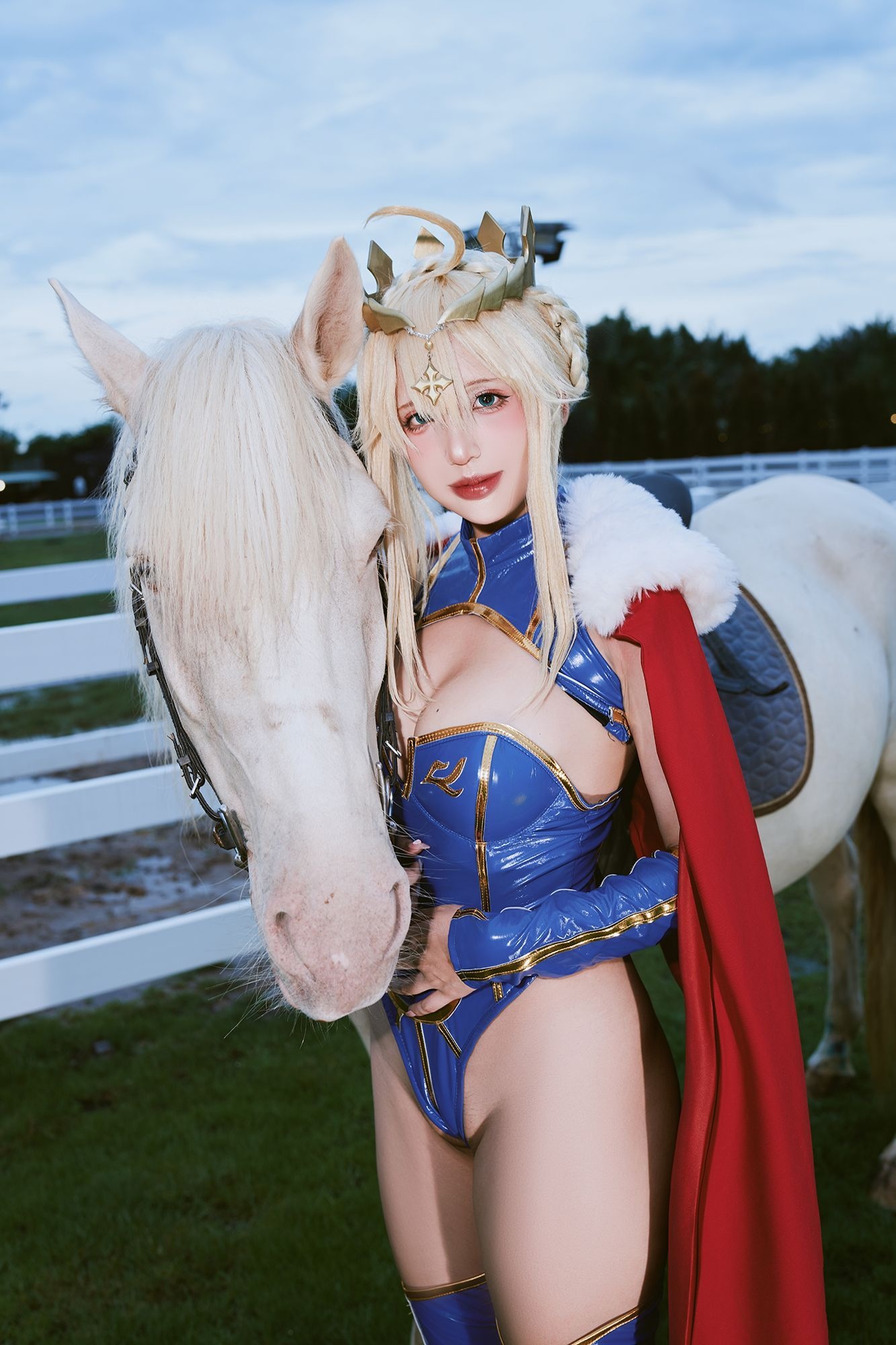 越南美女coser puypuychan - NO.007 プィプィ (Puypuychan) cosplay Artoria Lancer FateGrand Order [180P22V 496MB]-Pic_第2集