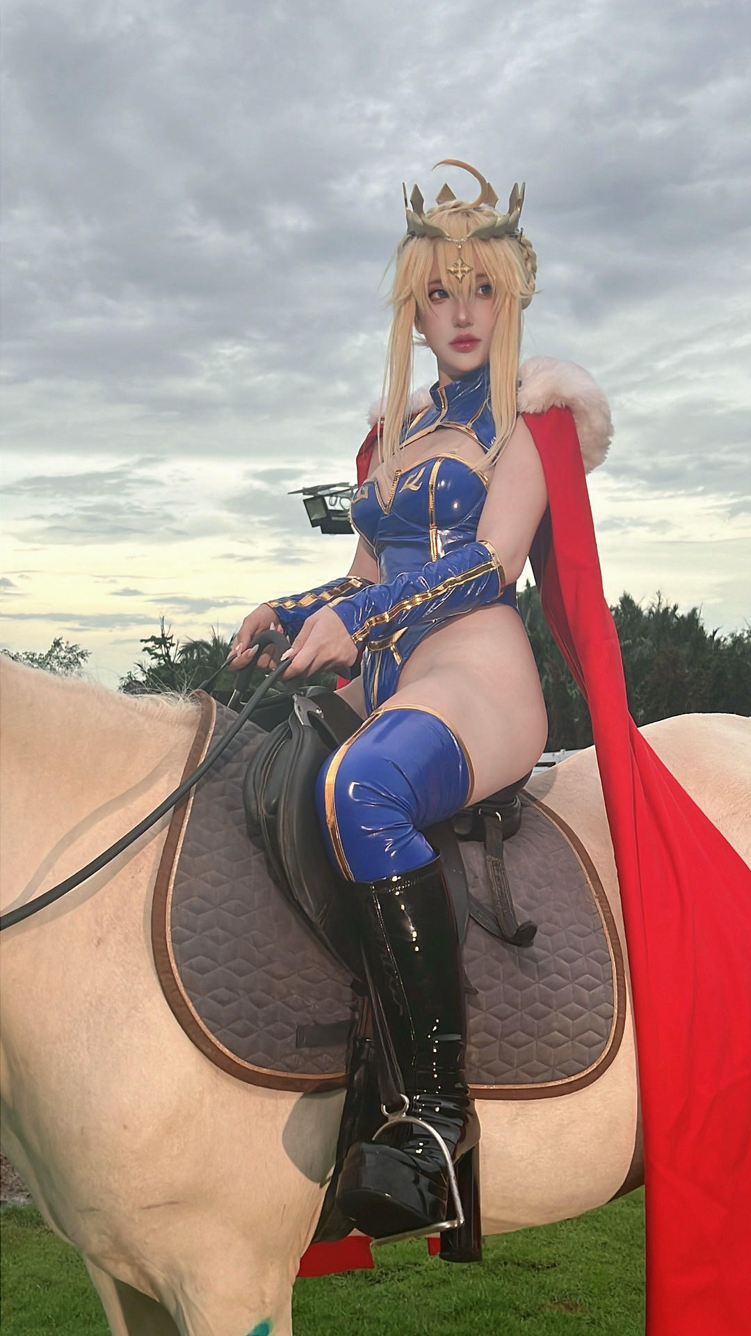 越南美女coser puypuychan - NO.007 プィプィ (Puypuychan) cosplay Artoria Lancer FateGrand Order [180P22V 496MB]-Pic_第1集