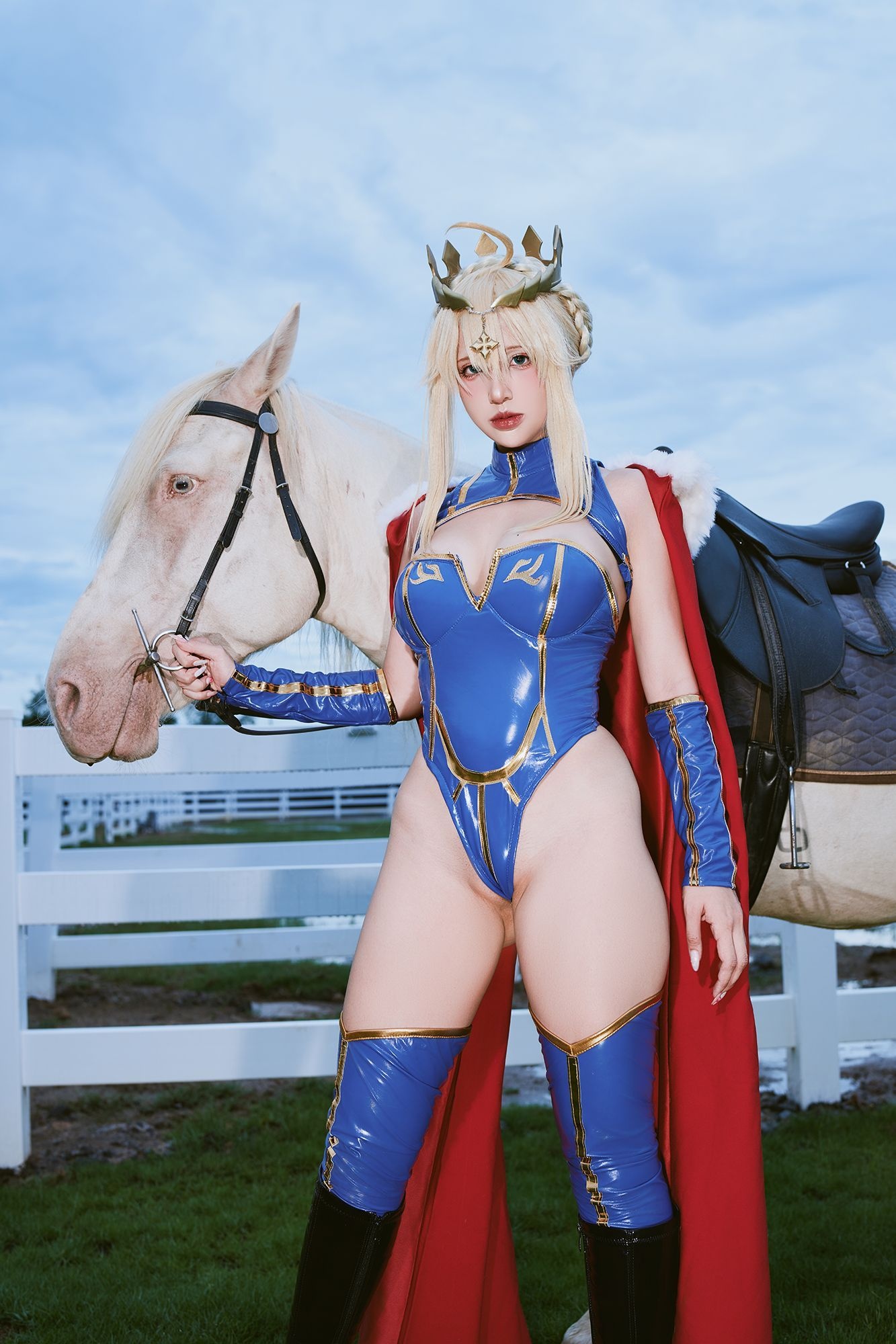 越南美女coser puypuychan - NO.007 プィプィ (Puypuychan) cosplay Artoria Lancer FateGrand Order [180P22V 496MB]-Pic_第2集