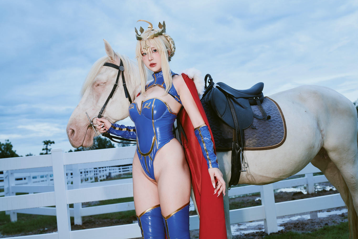 越南美女coser puypuychan - NO.007 プィプィ (Puypuychan) cosplay Artoria Lancer FateGrand Order [180P22V 496MB]-Pic_第2集