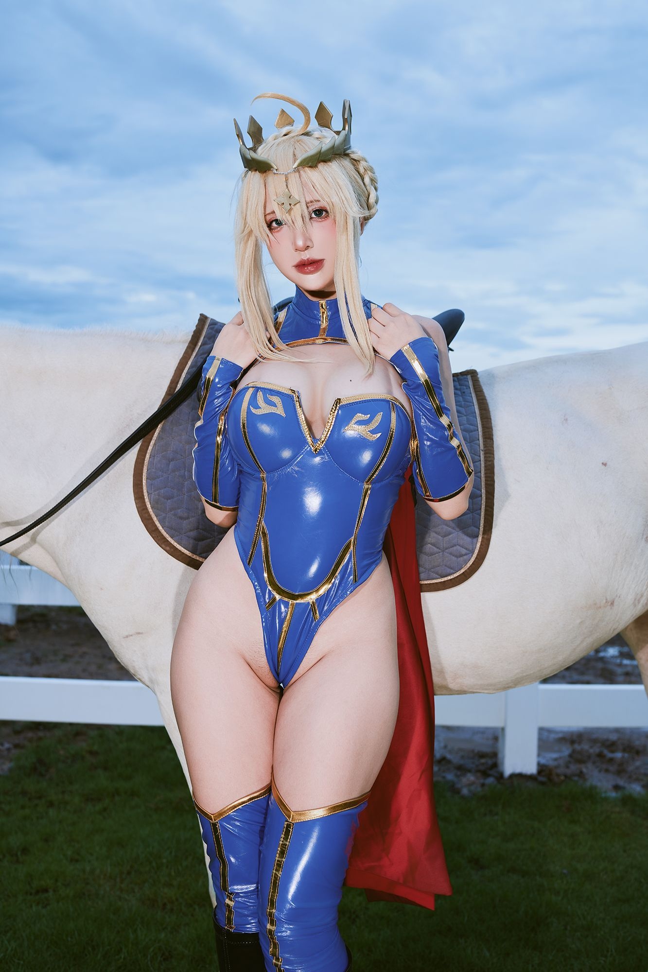 越南美女coser puypuychan - NO.007 プィプィ (Puypuychan) cosplay Artoria Lancer FateGrand Order [180P22V 496MB]-Pic_第2集