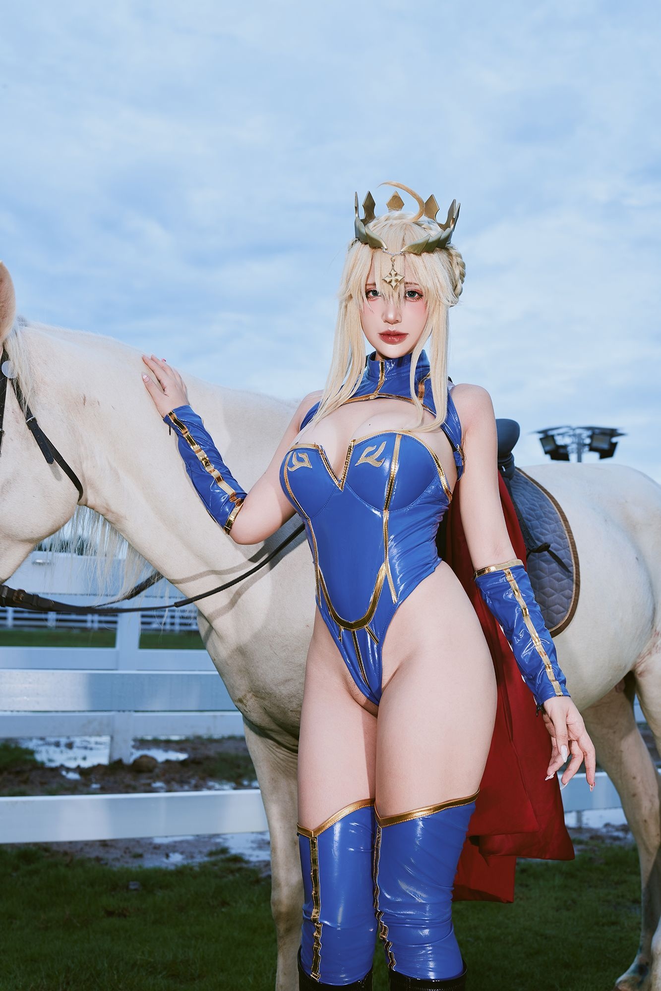 越南美女coser puypuychan - NO.007 プィプィ (Puypuychan) cosplay Artoria Lancer FateGrand Order [180P22V 496MB]-Pic_第2集
