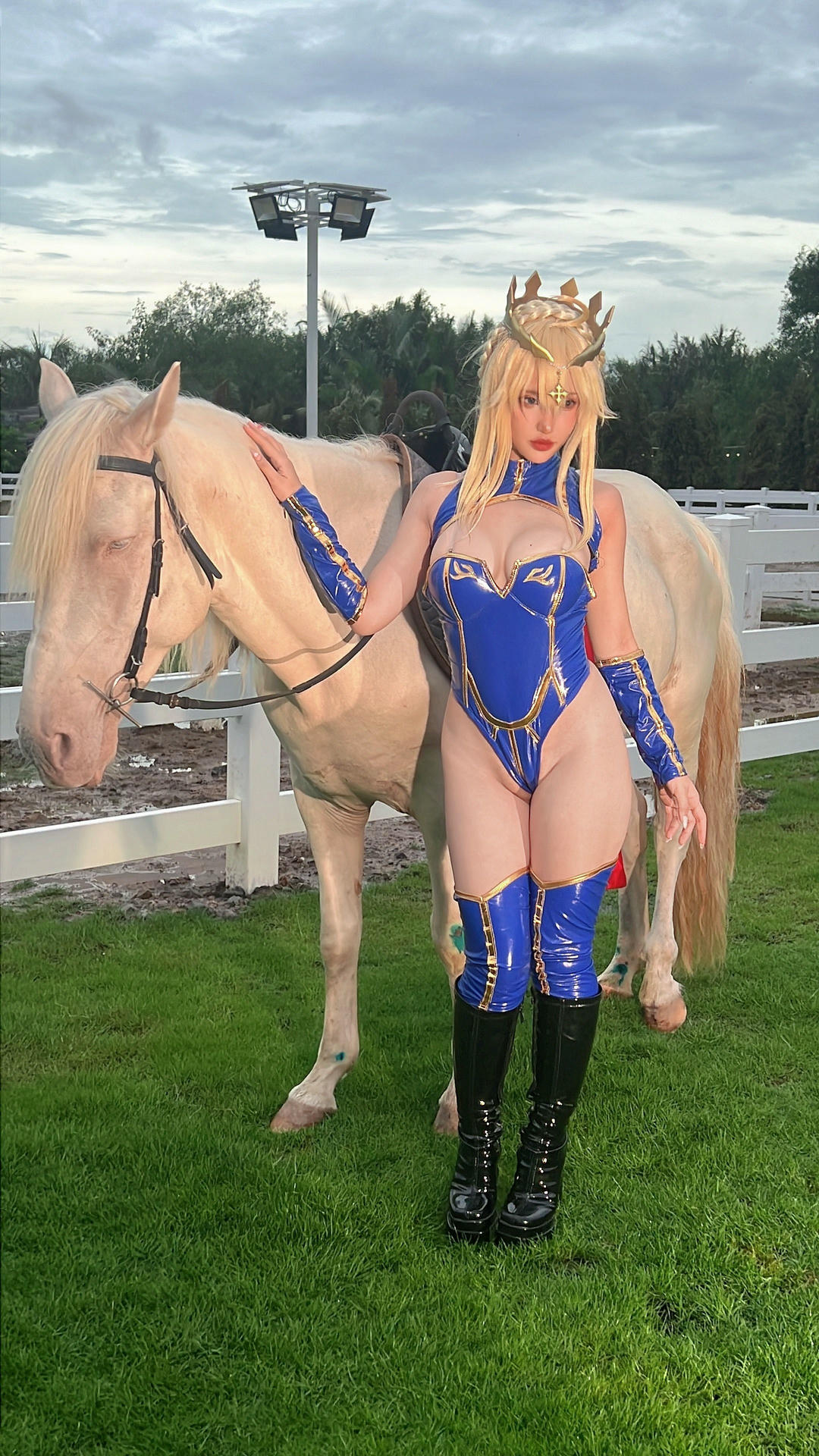 越南美女coser puypuychan - NO.007 プィプィ (Puypuychan) cosplay Artoria Lancer FateGrand Order [180P22V 496MB]-Pic_第1集