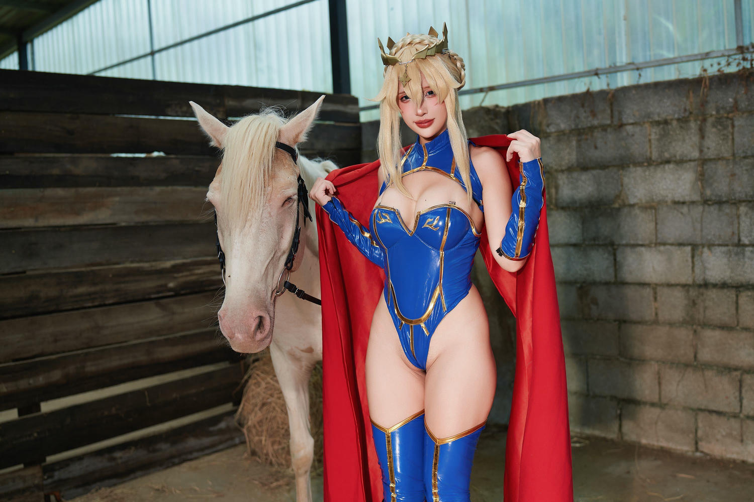 越南美女coser puypuychan - NO.007 プィプィ (Puypuychan) cosplay Artoria Lancer FateGrand Order [180P22V 496MB]-Pic_第3集