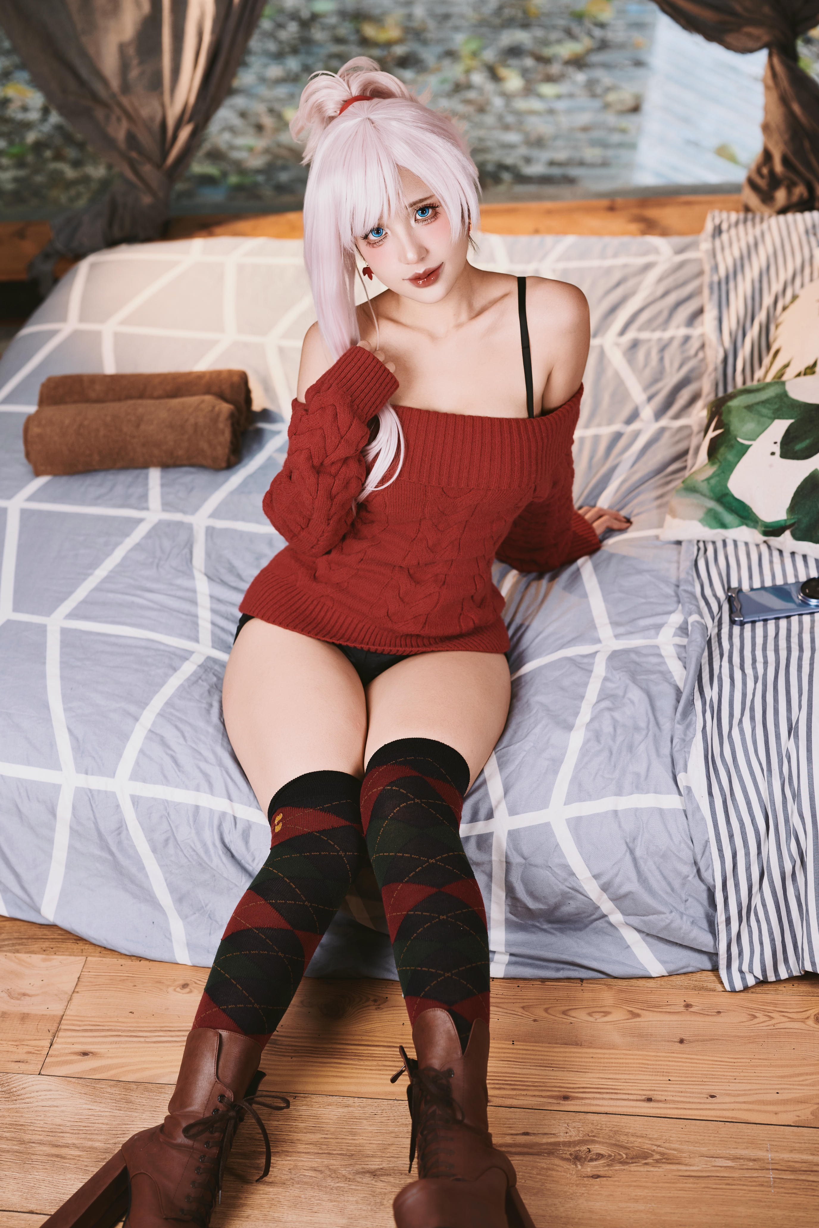 越南美女coser puypuychan - NO.014 家庭主妇武藏 [64P／1.02GB]_第1集