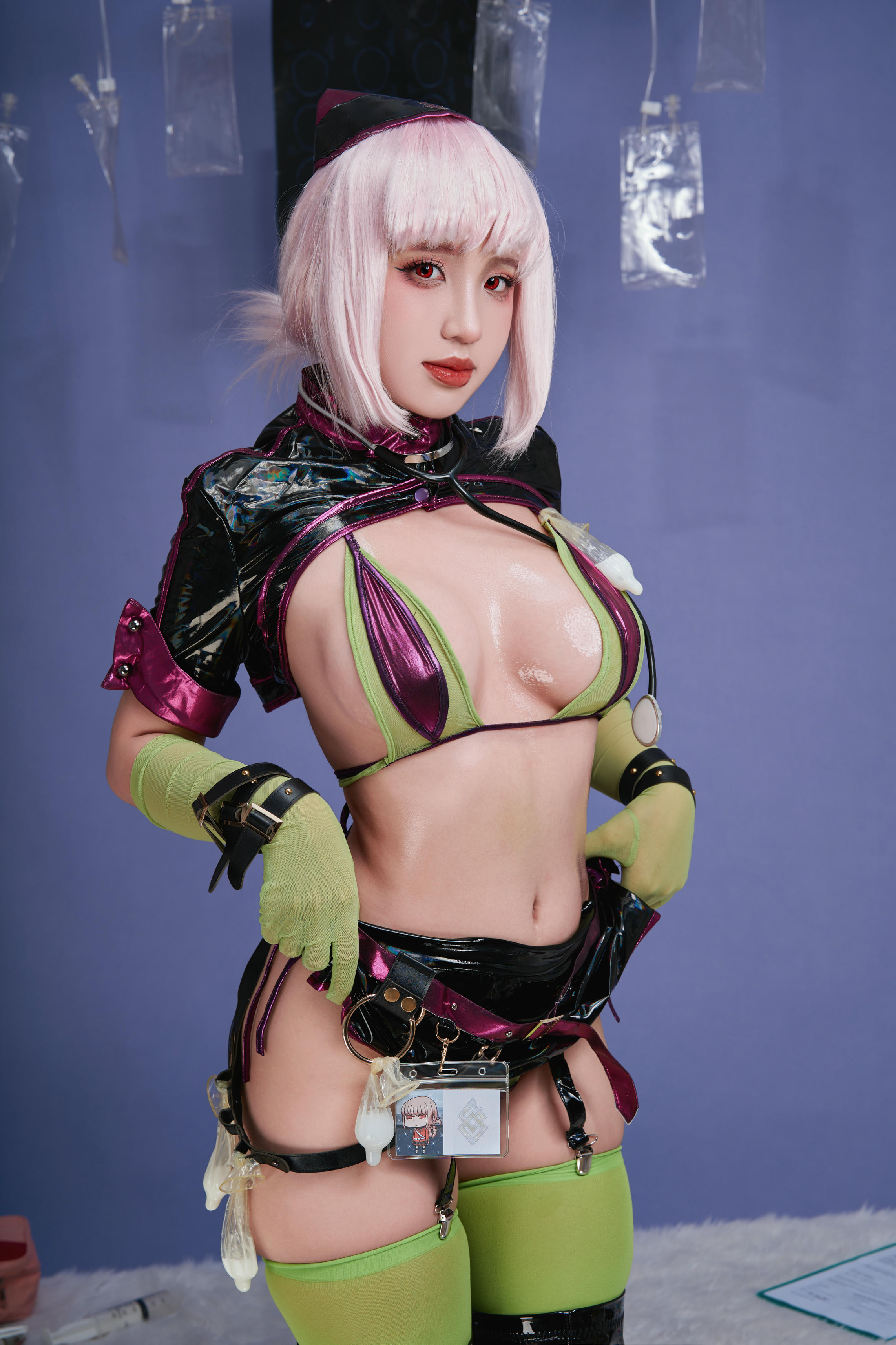 越南美女coser puypuychan - NO.015 FGO南丁格尔万圣礼装 [100P8V 1.04GB]-084. Nightingale-HD_第1集
