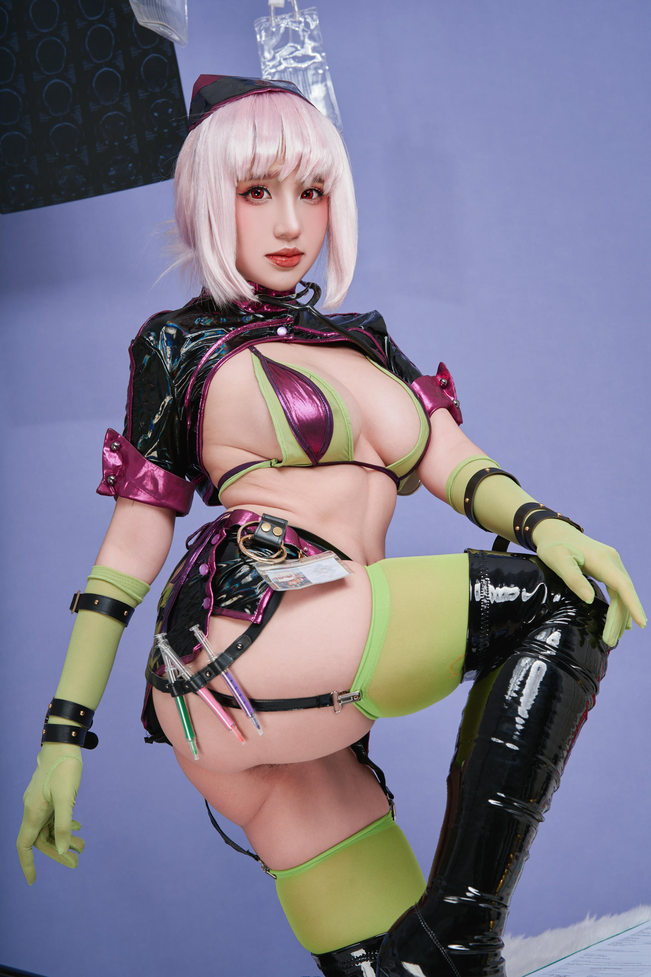 越南美女coser puypuychan - NO.015 FGO南丁格尔万圣礼装 [100P8V 1.04GB]-084. Nightingale-HD_第1集