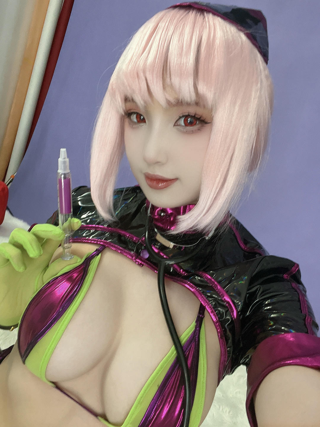 越南美女coser puypuychan - NO.015 FGO南丁格尔万圣礼装 [100P8V 1.04GB]-084. Nightingale-Selfies_第1集