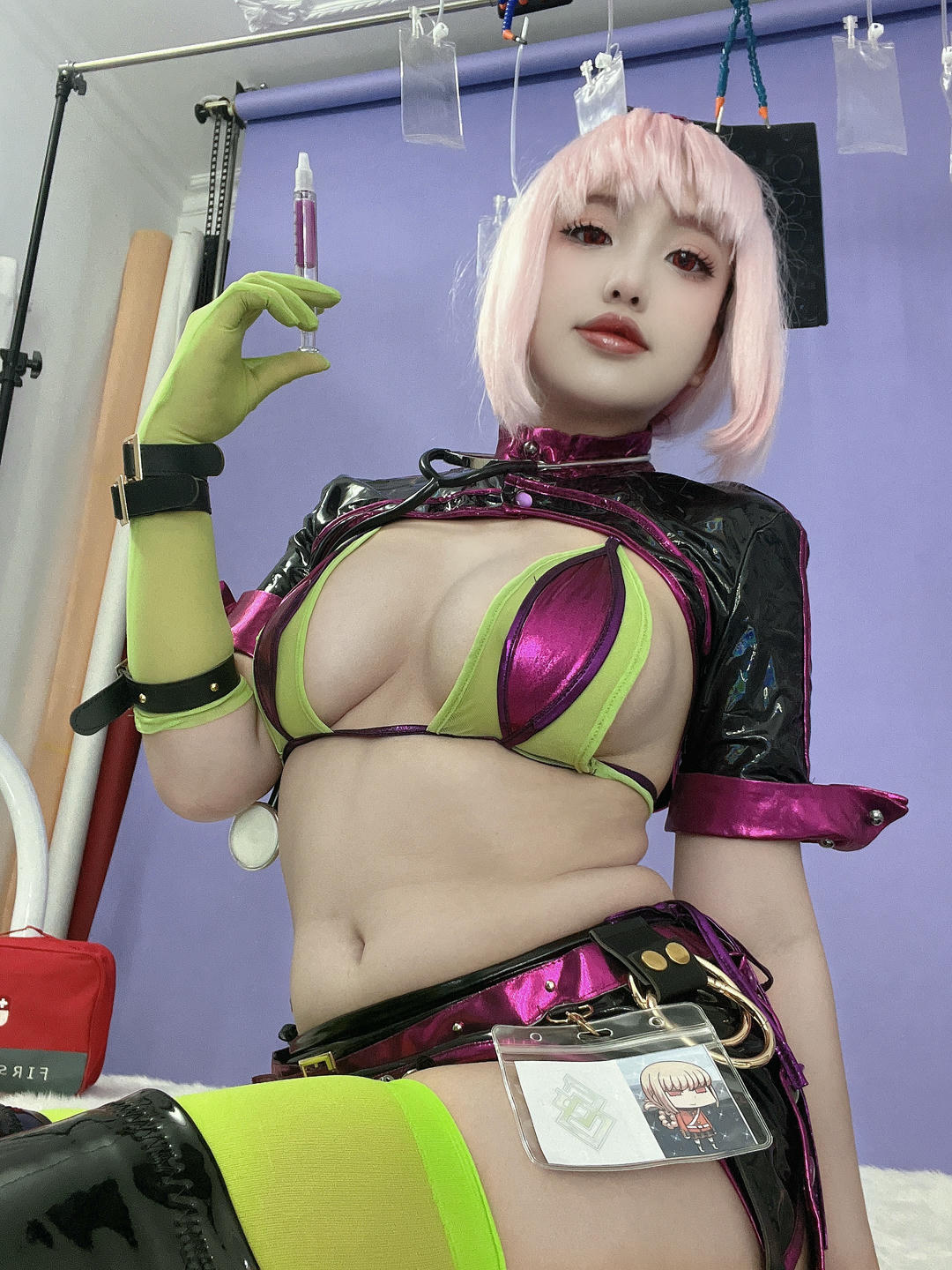 越南美女coser puypuychan - NO.015 FGO南丁格尔万圣礼装 [100P8V 1.04GB]-084. Nightingale-Selfies_第1集