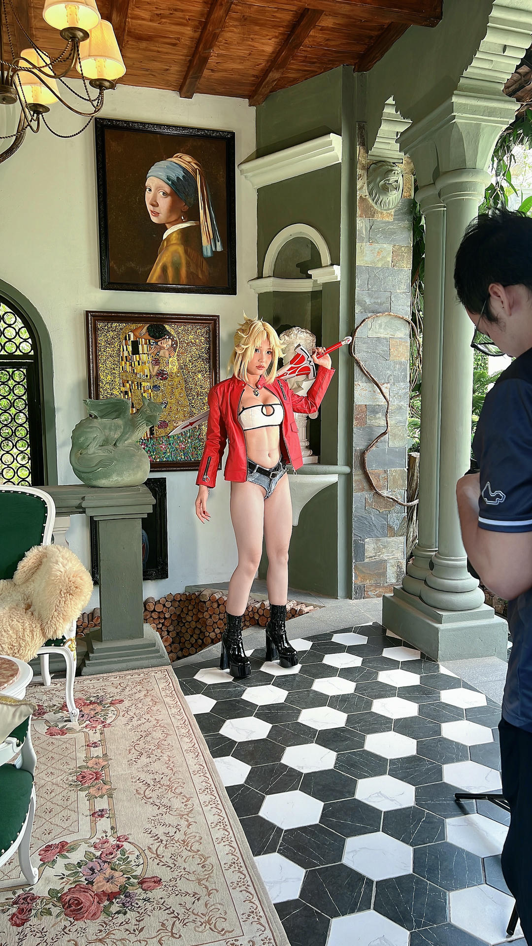 越南美女coser puypuychan - NO.005 プィプィ (Puypuychan) cosplay Mordred FateGrand Order [196P5V 3.21GB]-Pic_第7集