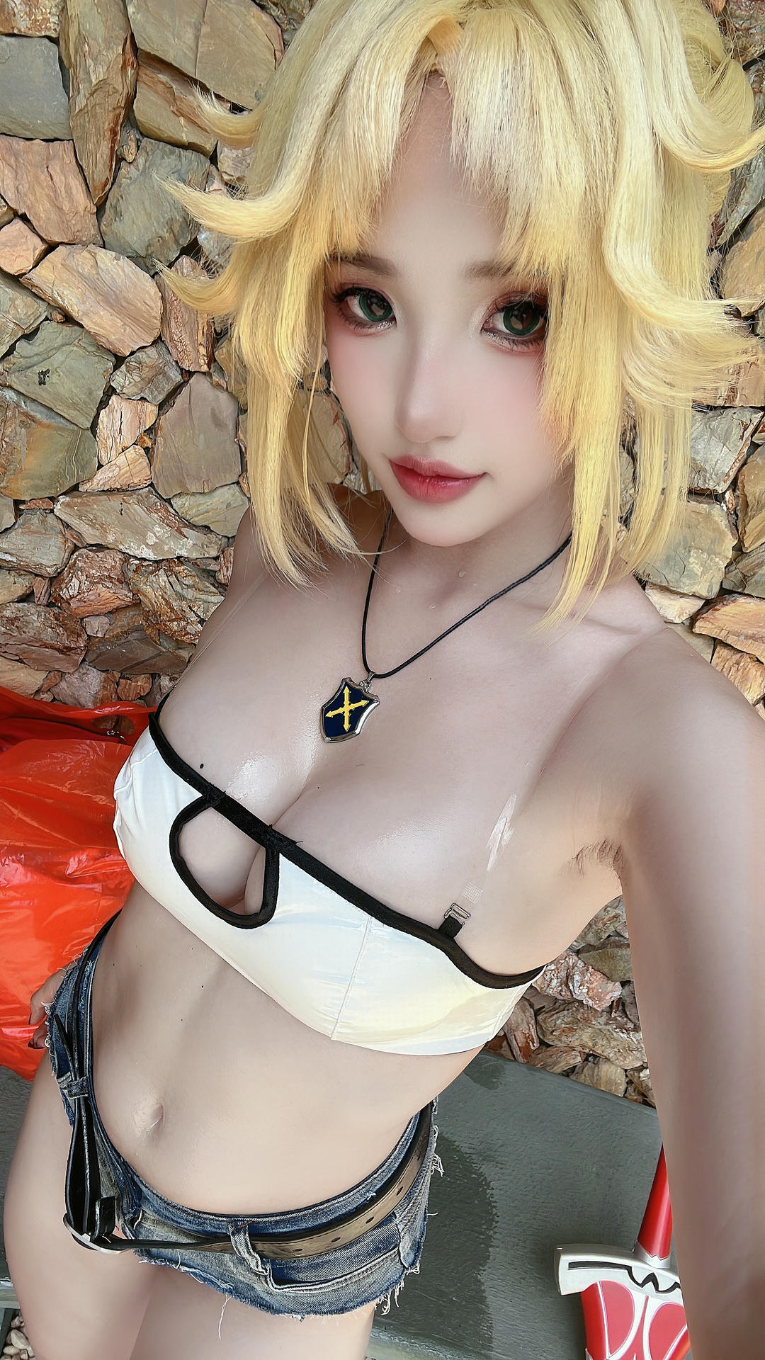 越南美女coser puypuychan - NO.005 プィプィ (Puypuychan) cosplay Mordred FateGrand Order [196P5V 3.21GB]-Pic_第8集